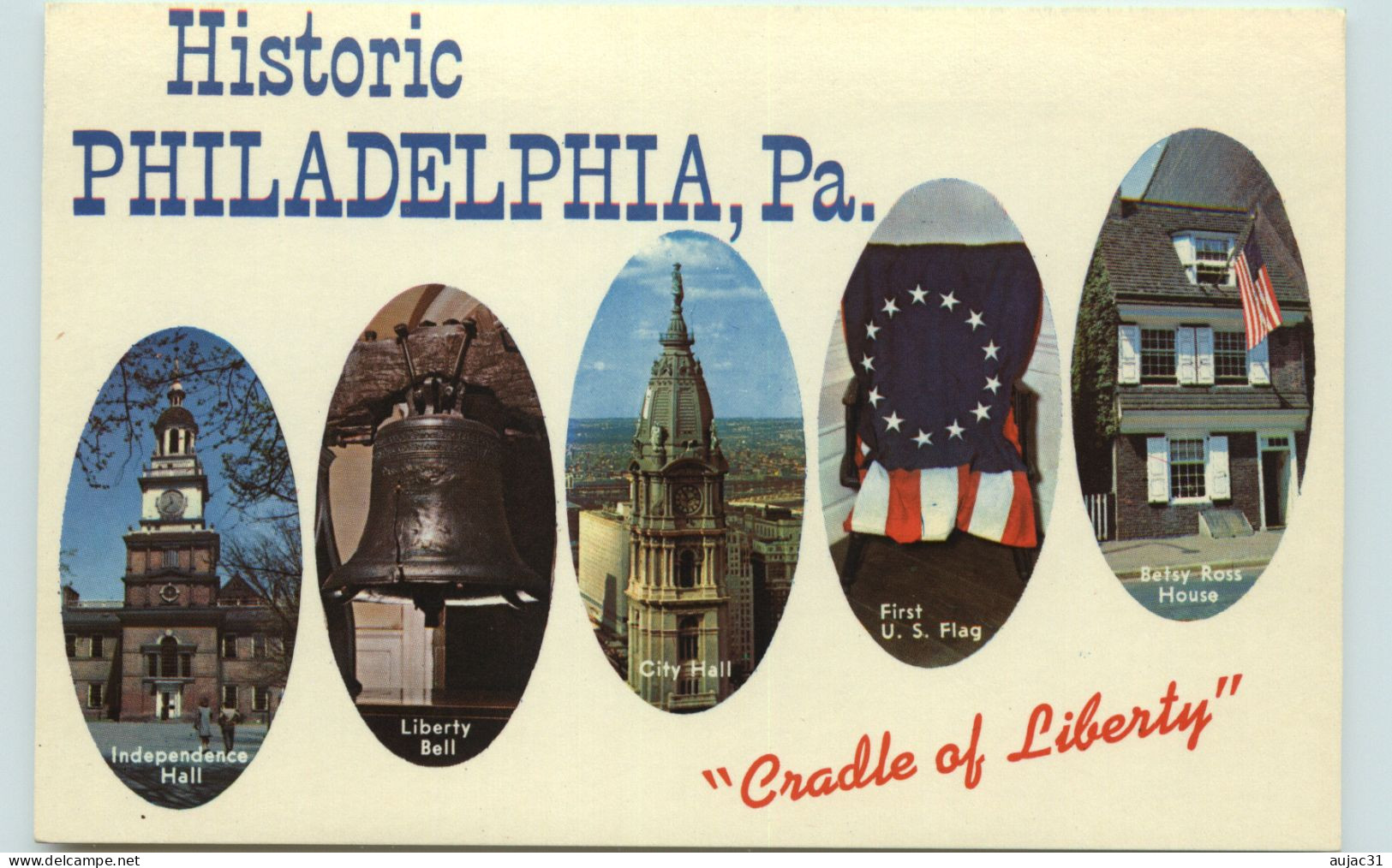 Etats-Unis - Pennsylvania - Historic - Cradle Of Liberty - Multivues - Multiview - Bon état - Philadelphia