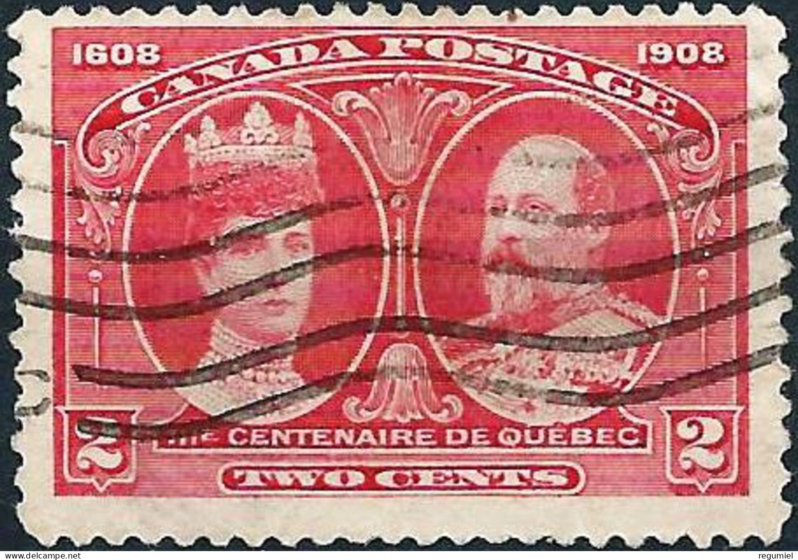 Canada U   87 (o) Usado. 1908 - Usati