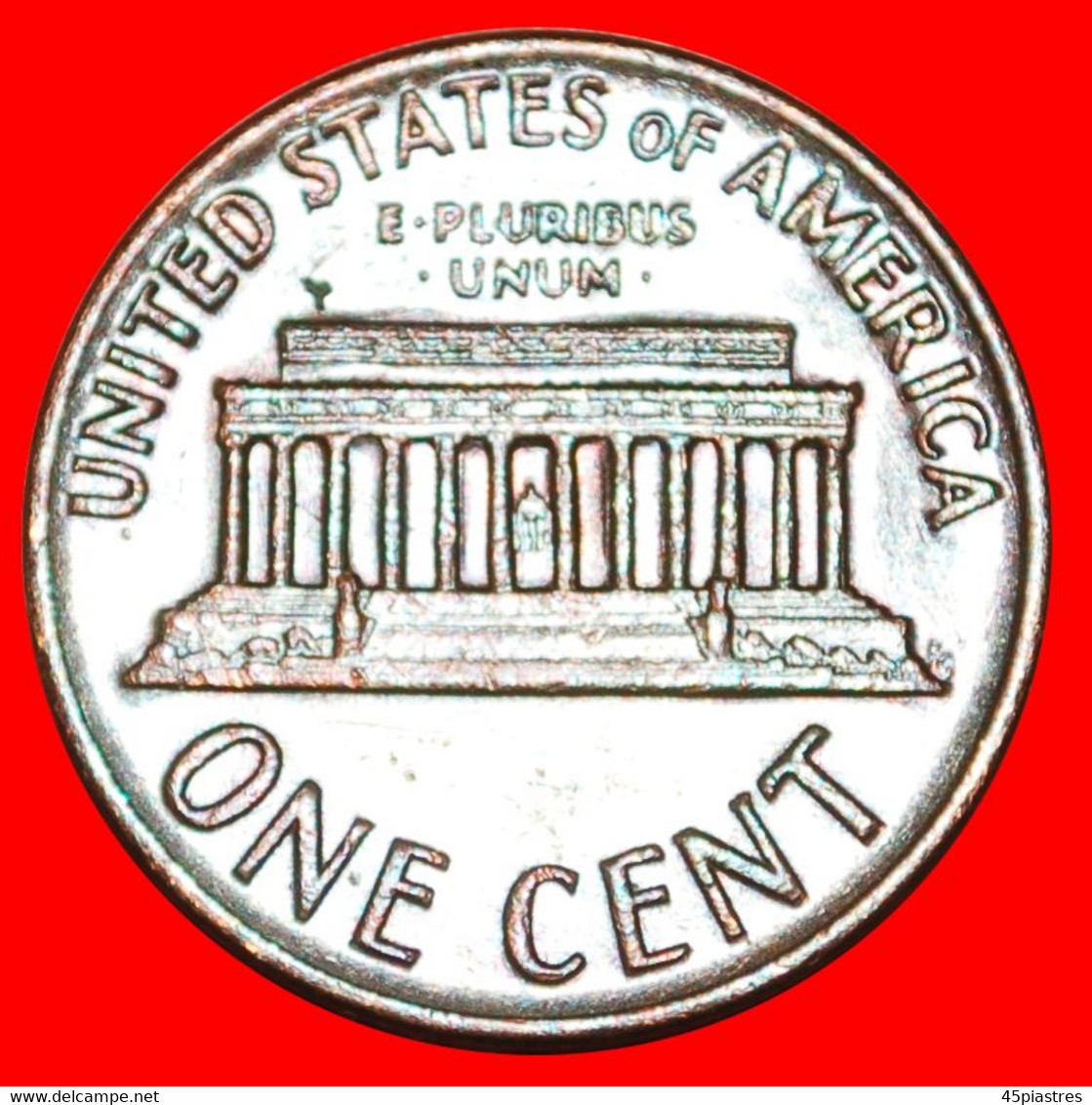 * MEMORIAL (1959-1982): USA  1 CENT 1969S! LINCOLN (1809-1865)  LOW START  NO RESERVE! - 1959-…: Lincoln, Memorial Reverse