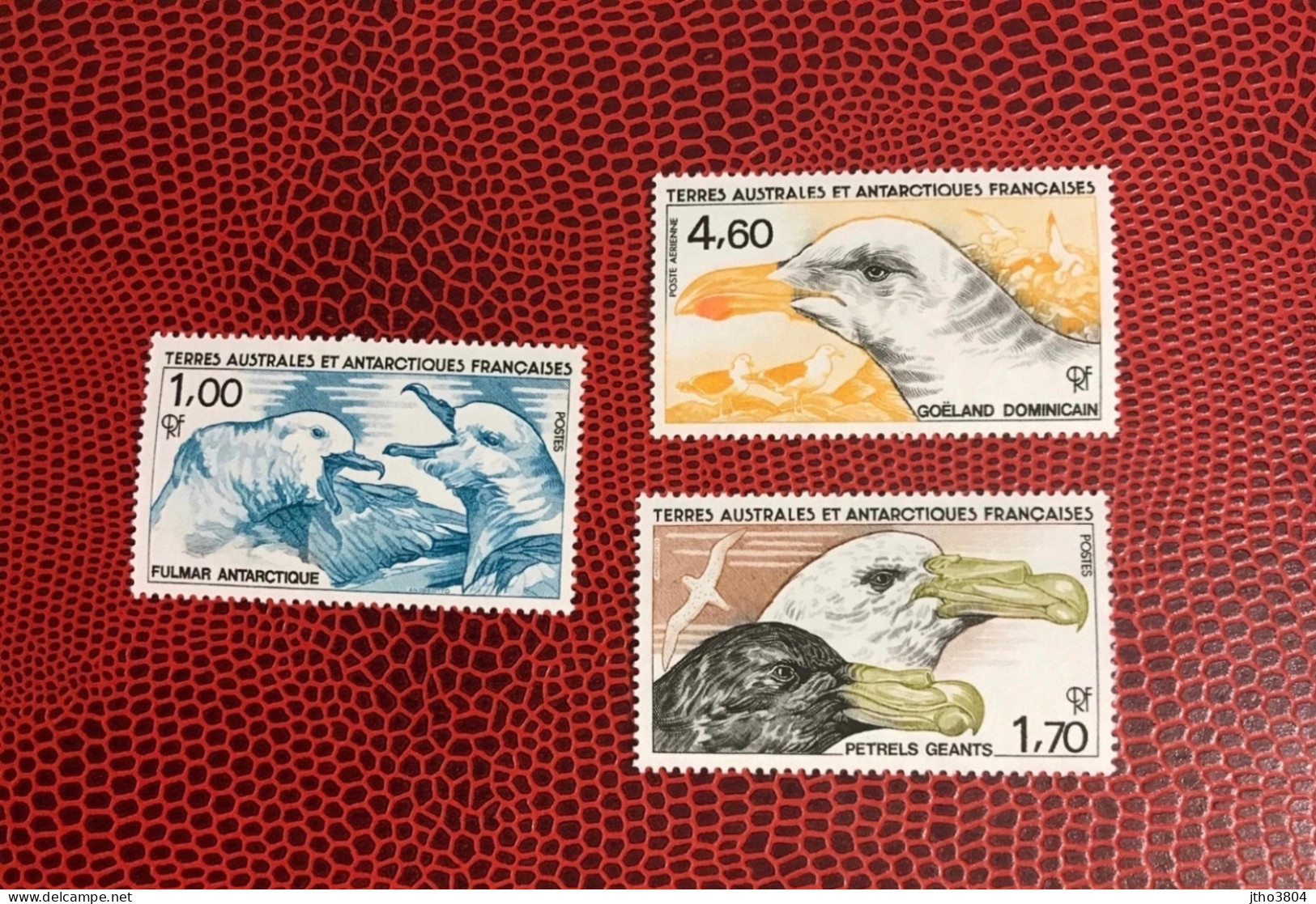 TAAF Antarctique Française 1986 3v Neuf MNH ** YT 208 / 210 Pájaro Bird Pássaro Vogel Ucello French Antarctic Territory - Meeuwen