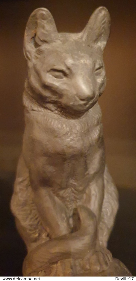 REPRODUCTION SCULPTURE DU CHAT ASSIS D'ANTOINE LOUIS BARYE