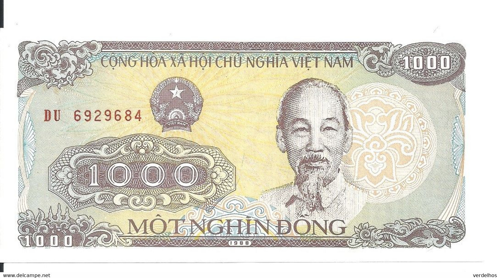 VIET NAM 1000 DONG 1988 UNC P 106 - Viêt-Nam