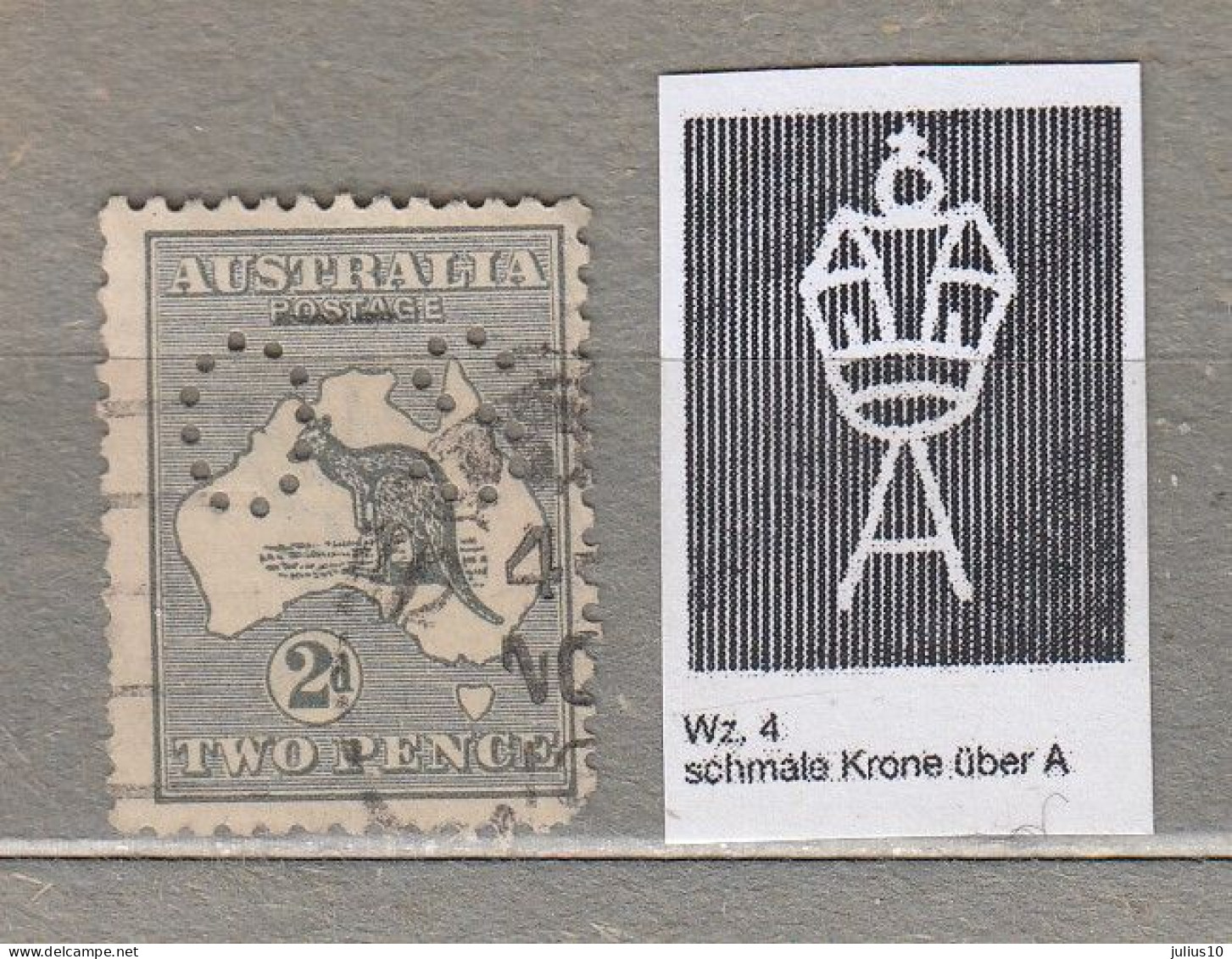 AUSTRALIA Service OS 1915 Used(o) Mi 35 #34400 - Dienstmarken