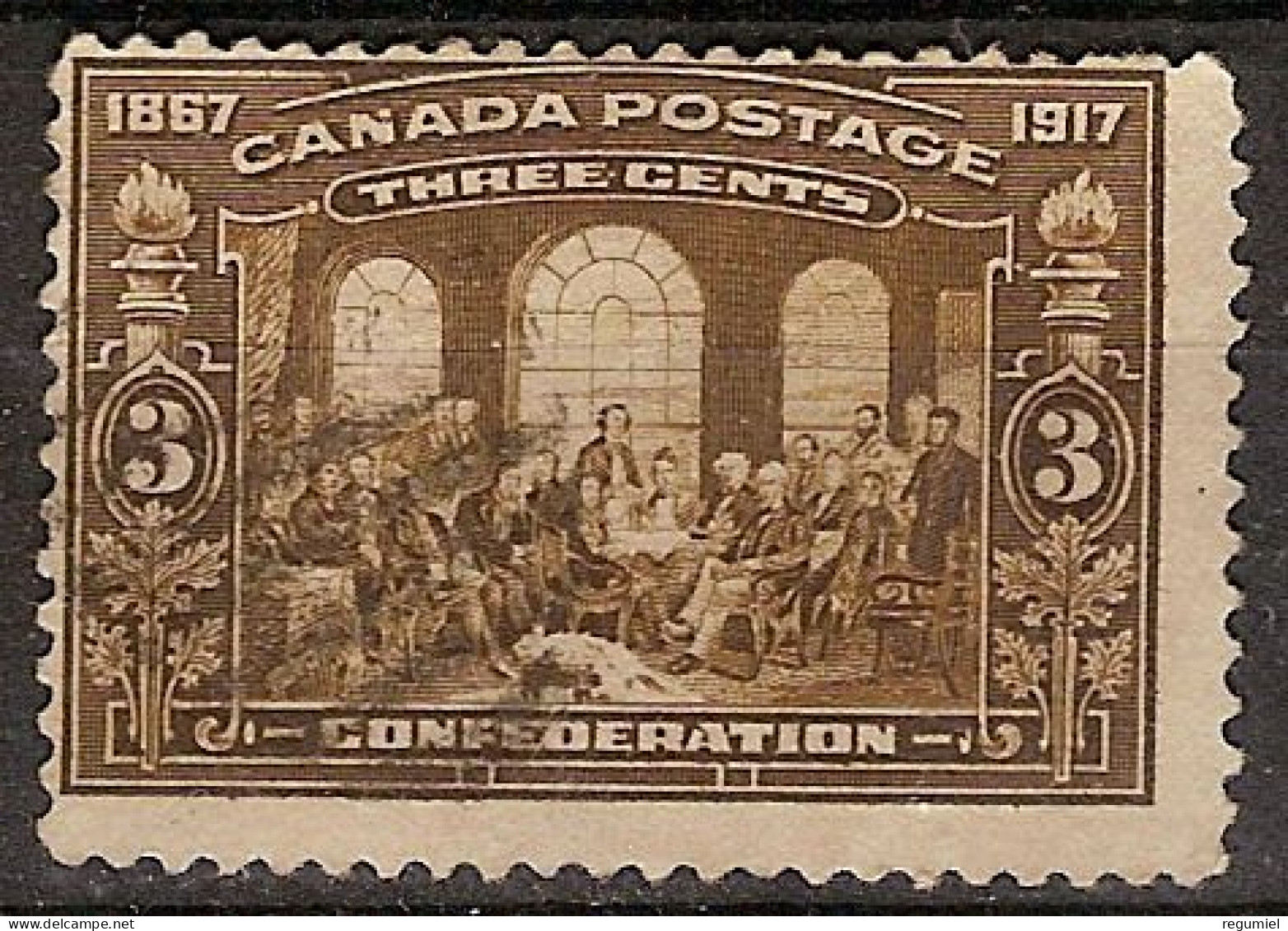 Canada U  107 (o) Usado. 1917 - Gebruikt