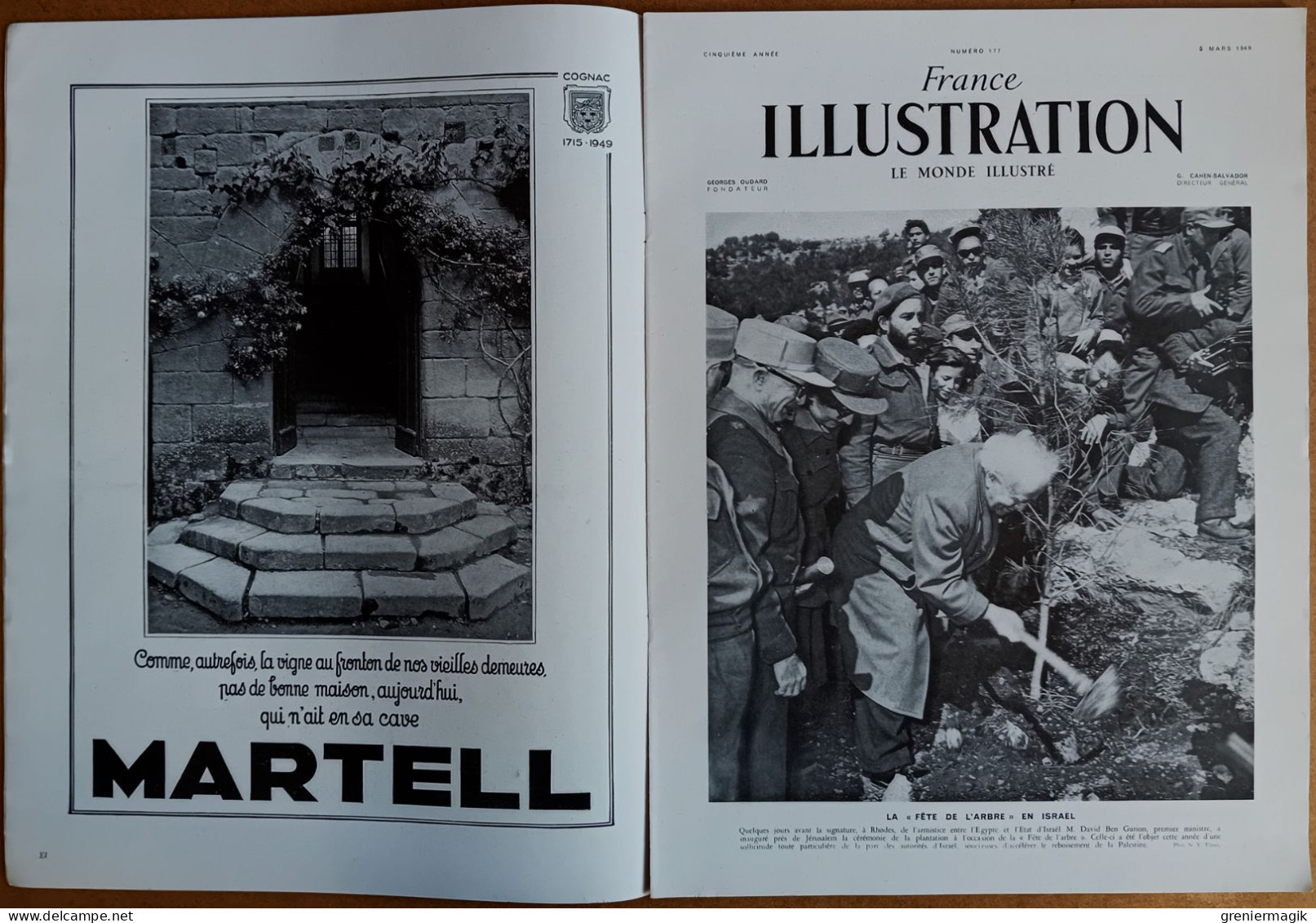 France Illustration N°177 05/03/1949 Népal/Ile Maurice/Joséphine Baker/Supervielle/Proust/Salon Arts Ménagers/Israël - Allgemeine Literatur