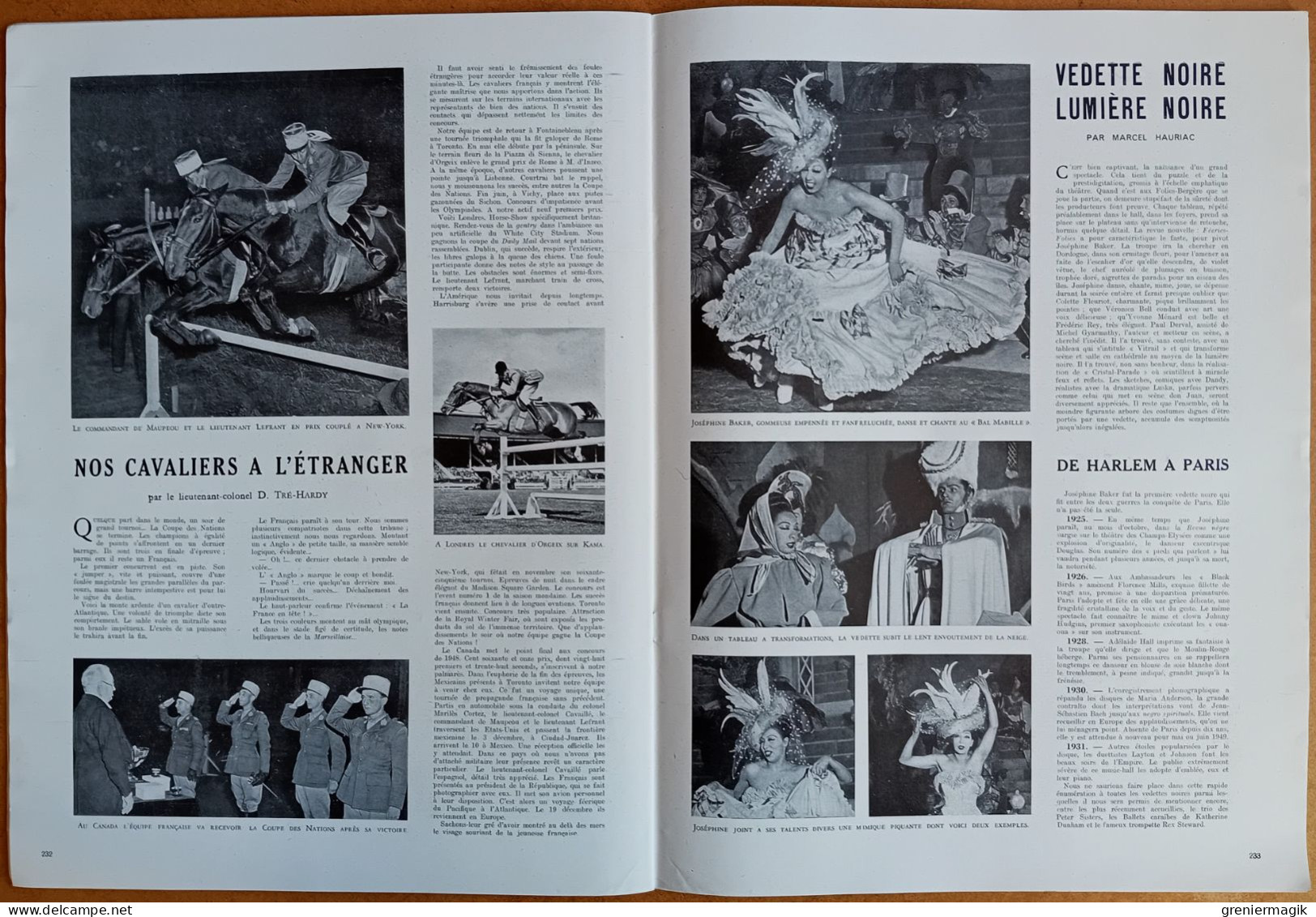 France Illustration N°177 05/03/1949 Népal/Ile Maurice/Joséphine Baker/Supervielle/Proust/Salon Arts ménagers/Israël