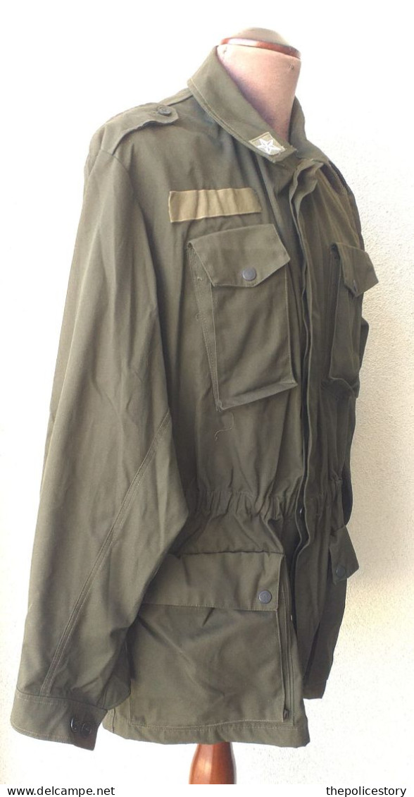 Giacca Pantaloni Mimetica Verde NATO E.I. Tg. 50 Del 1986 Originale Mai Usata - Uniformen