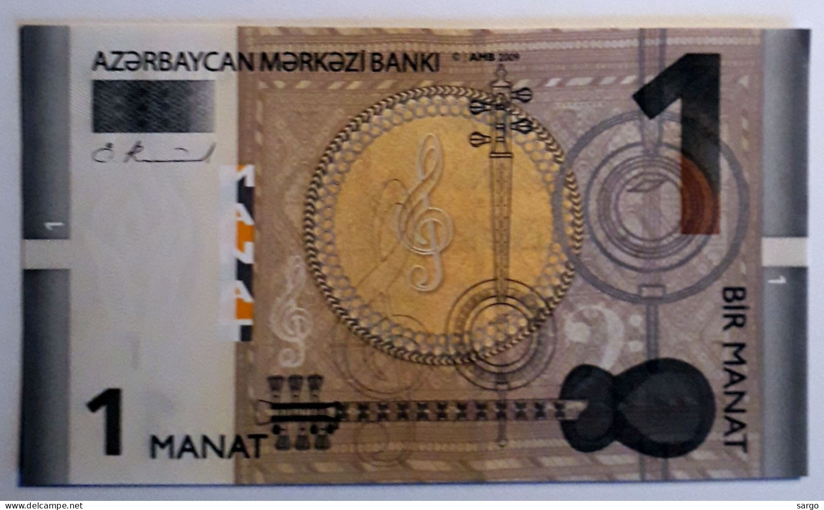 AZERBAIJAN - 1 MANAT  - 2005 - UNC - P 24 -BANKNOTES - PAPER MONEY - CARTAMONETA - - Azerbaigian