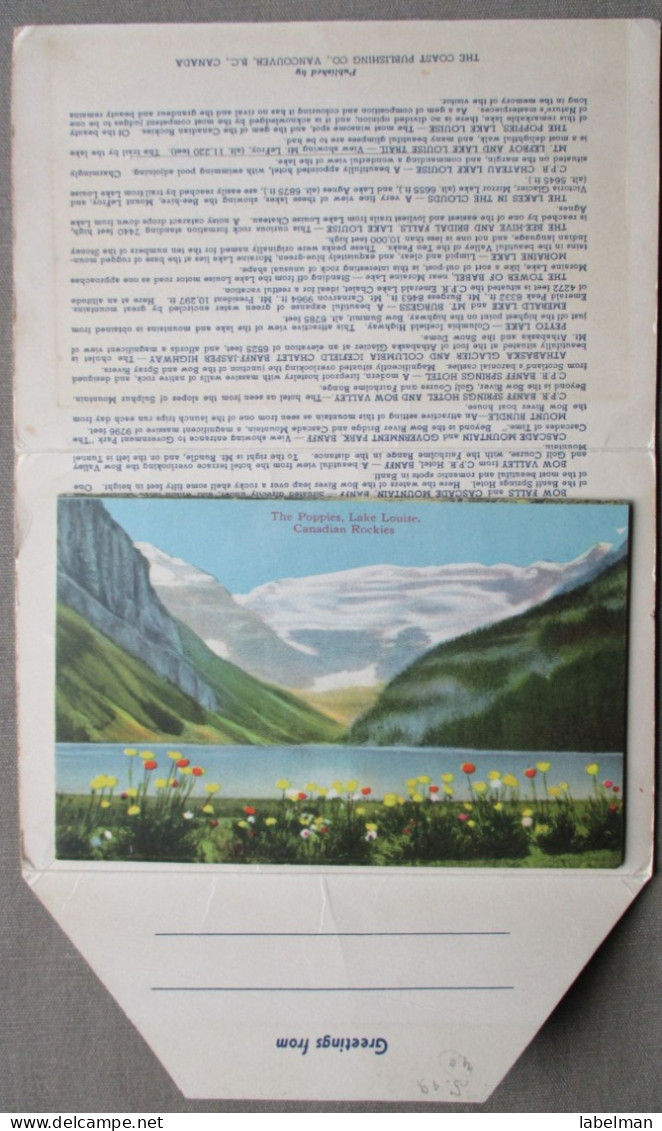 CANADA BANFF LAKE LOUISE BOOKLET  KARTE CARD POSTKARTE ANSICHTSKARTE CARTOLINA POSTCARD CARTE POSTALE - Huntsville