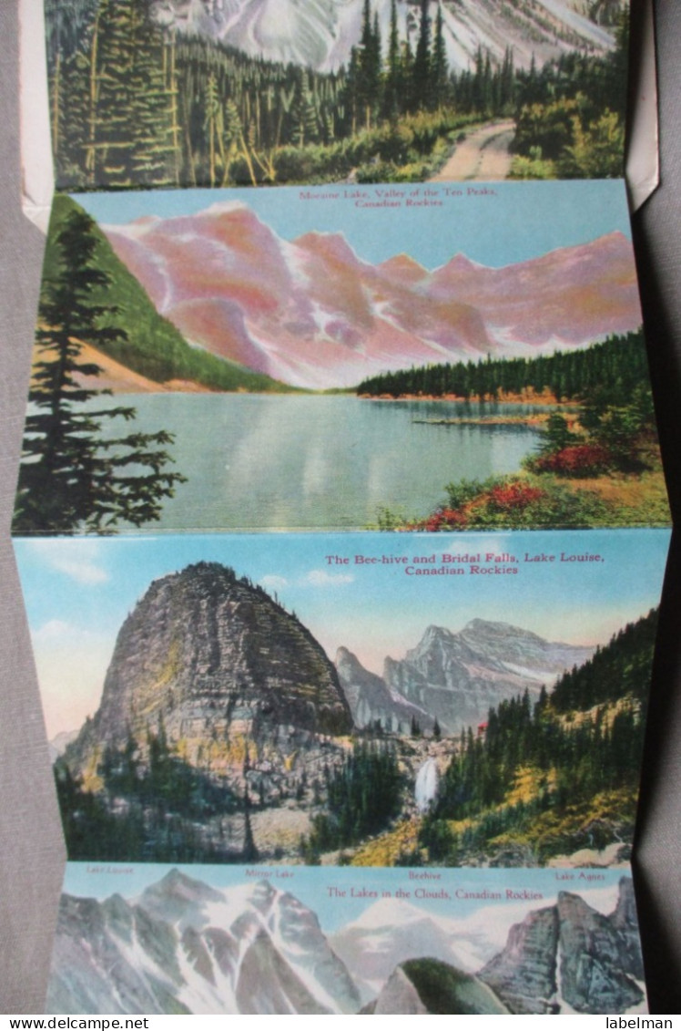 CANADA BANFF LAKE LOUISE BOOKLET  KARTE CARD POSTKARTE ANSICHTSKARTE CARTOLINA POSTCARD CARTE POSTALE