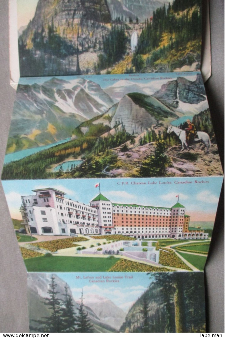 CANADA BANFF LAKE LOUISE BOOKLET  KARTE CARD POSTKARTE ANSICHTSKARTE CARTOLINA POSTCARD CARTE POSTALE