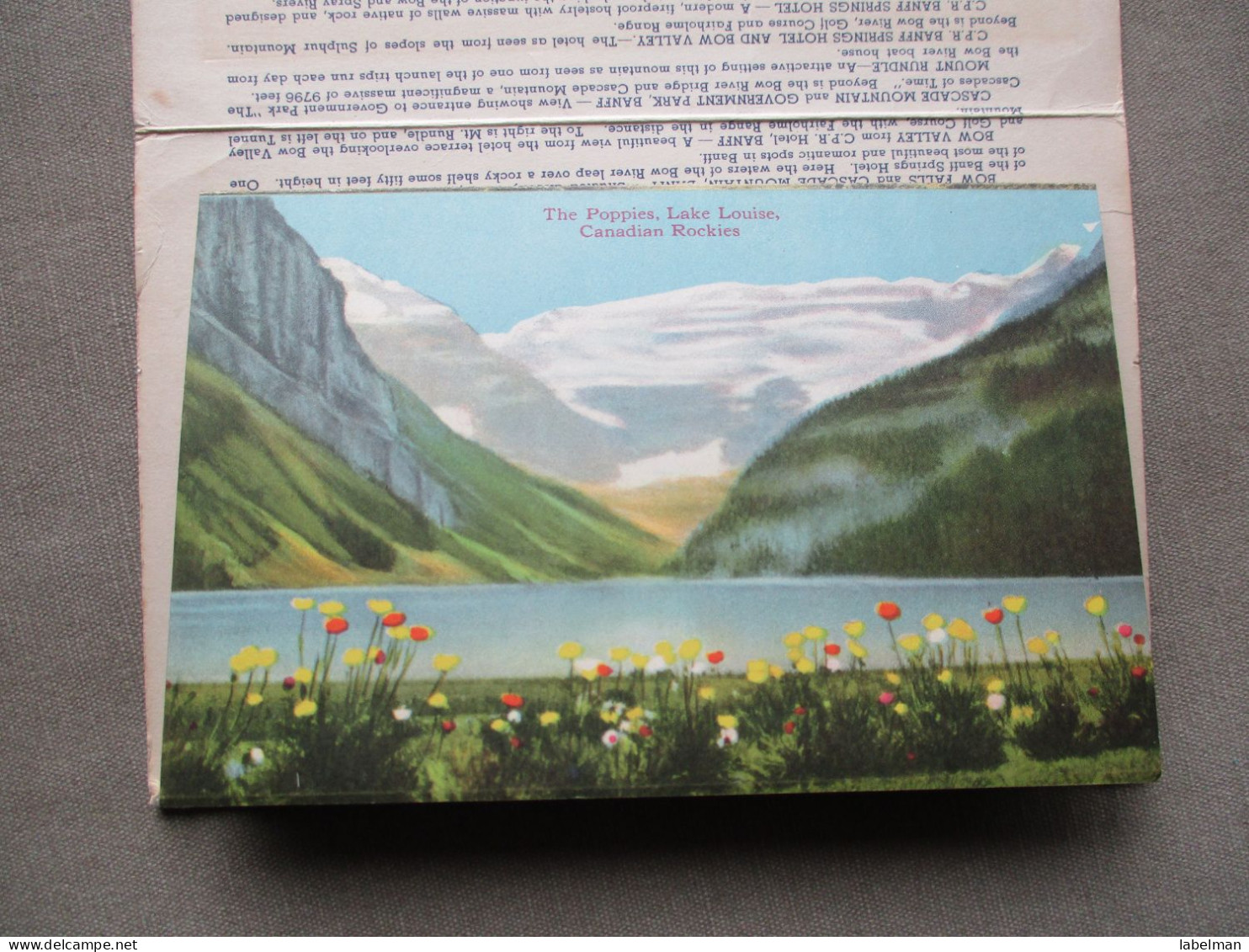 CANADA BANFF LAKE LOUISE BOOKLET  KARTE CARD POSTKARTE ANSICHTSKARTE CARTOLINA POSTCARD CARTE POSTALE