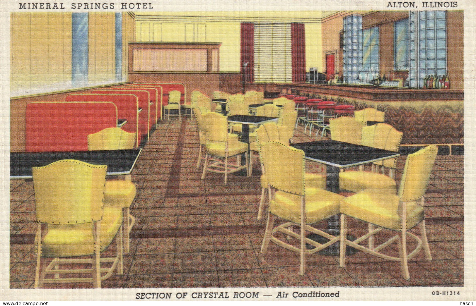 4927 95 Alton, Mineral Springs Hotel Section Of Crystal Room.  - Andere & Zonder Classificatie