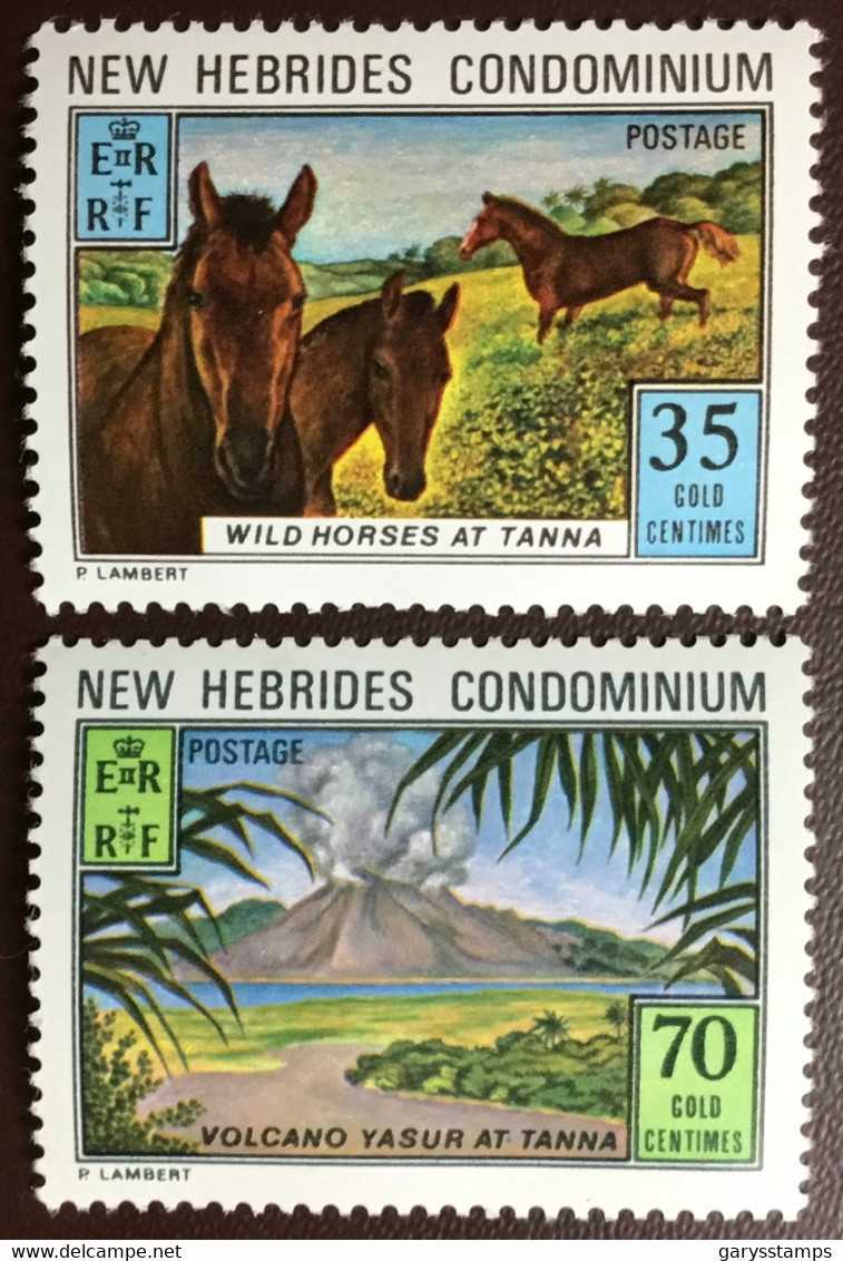 New Hebrides 1973 Tanna Island Horses MNH - Unused Stamps