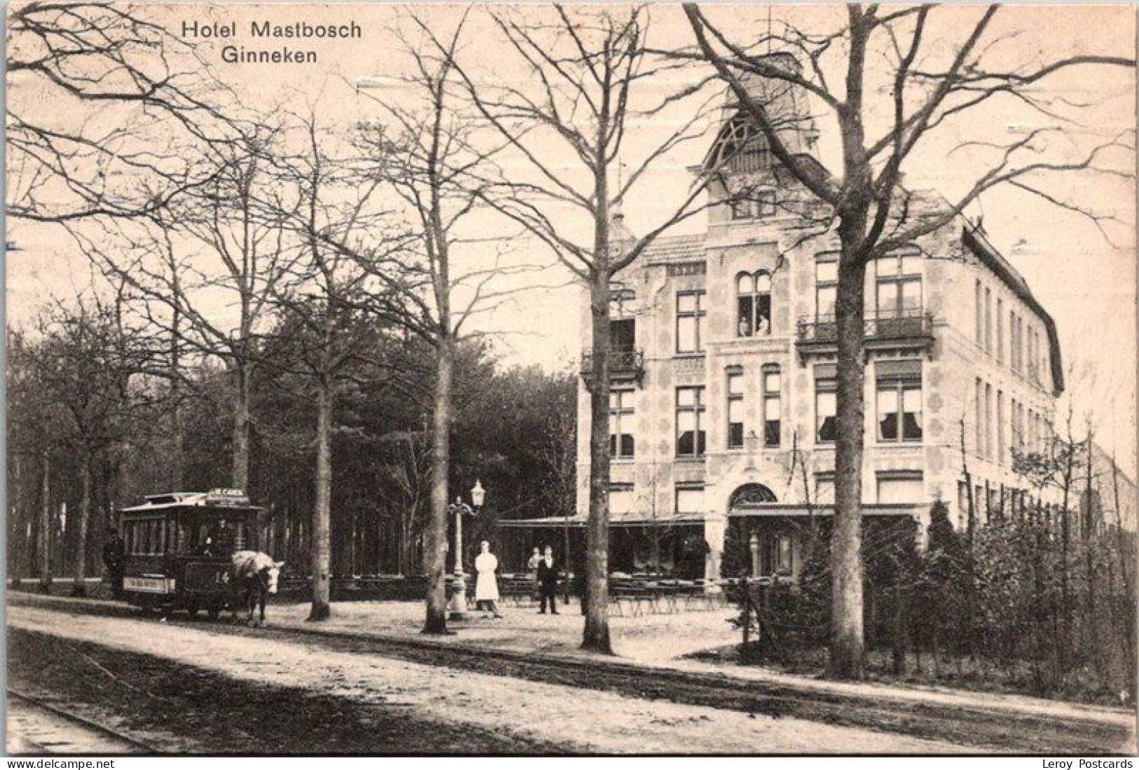 Hotel “Mastbosch”, Paardentram Ginneken Mobilisatie 1914 (NB) - Breda