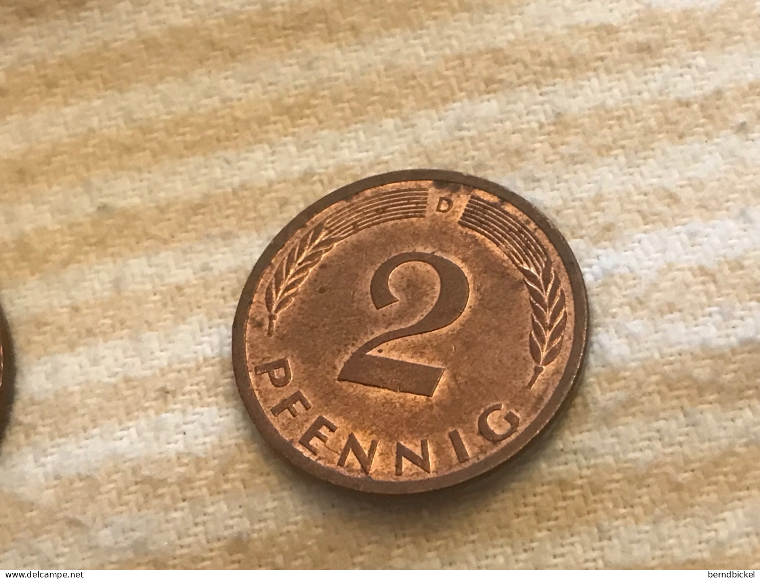 Münze Münzen Umlaufmünze Deutschland 2 Pfennig 1975 Münzzeichen D - 2 Pfennig