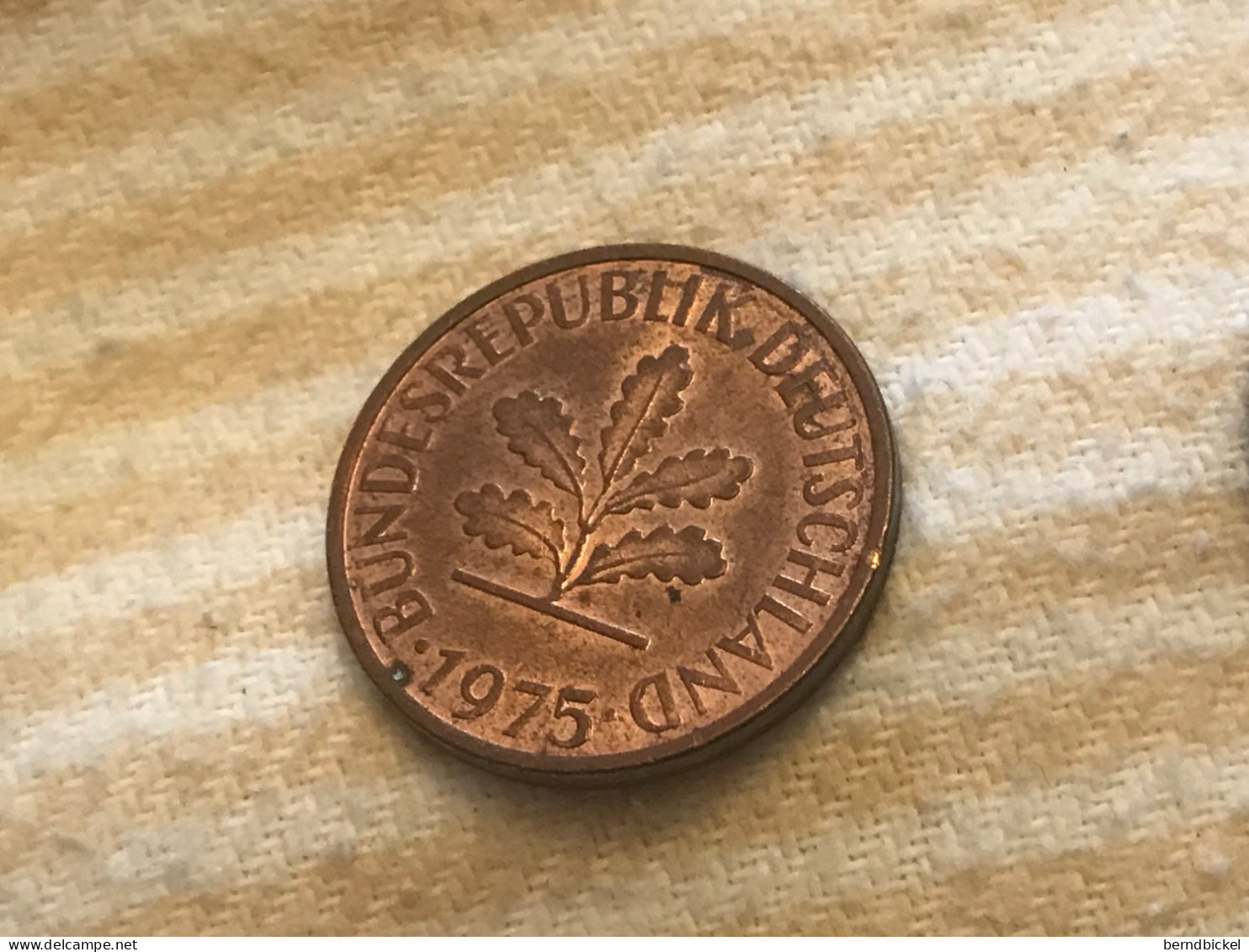 Münze Münzen Umlaufmünze Deutschland 2 Pfennig 1975 Münzzeichen D - 2 Pfennig