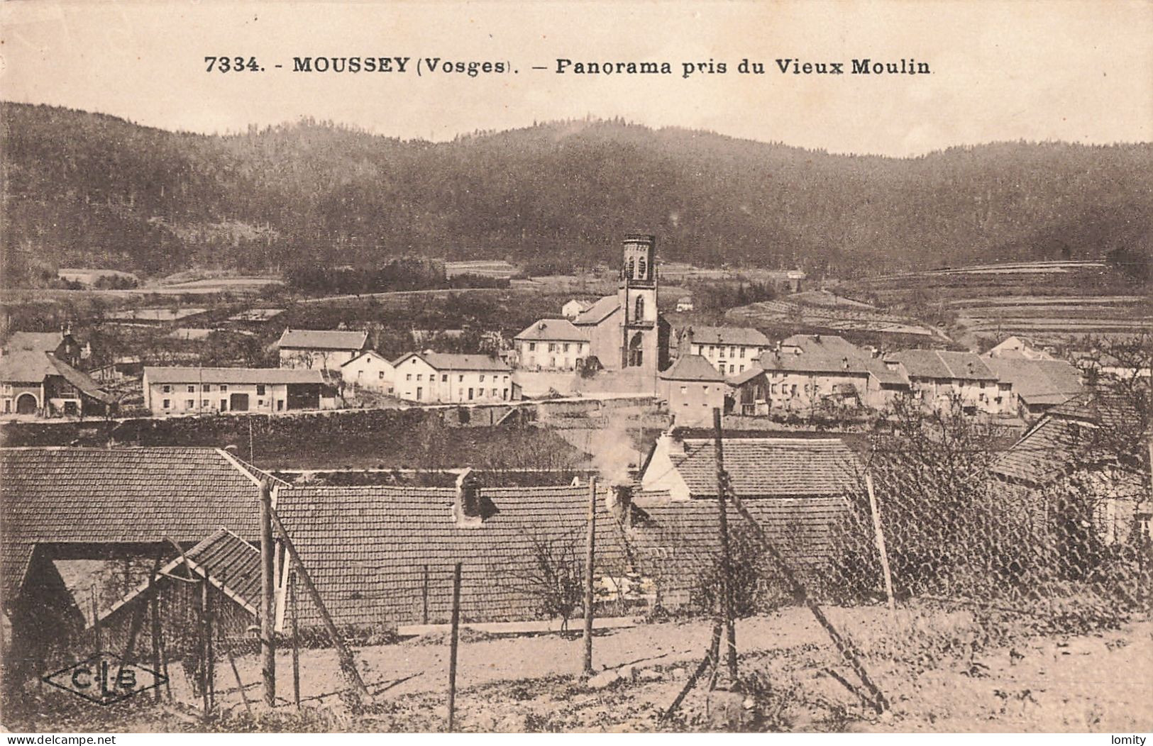 88 Moussey Panorama Pris Du Vieux Moulin  CPA - Moussey