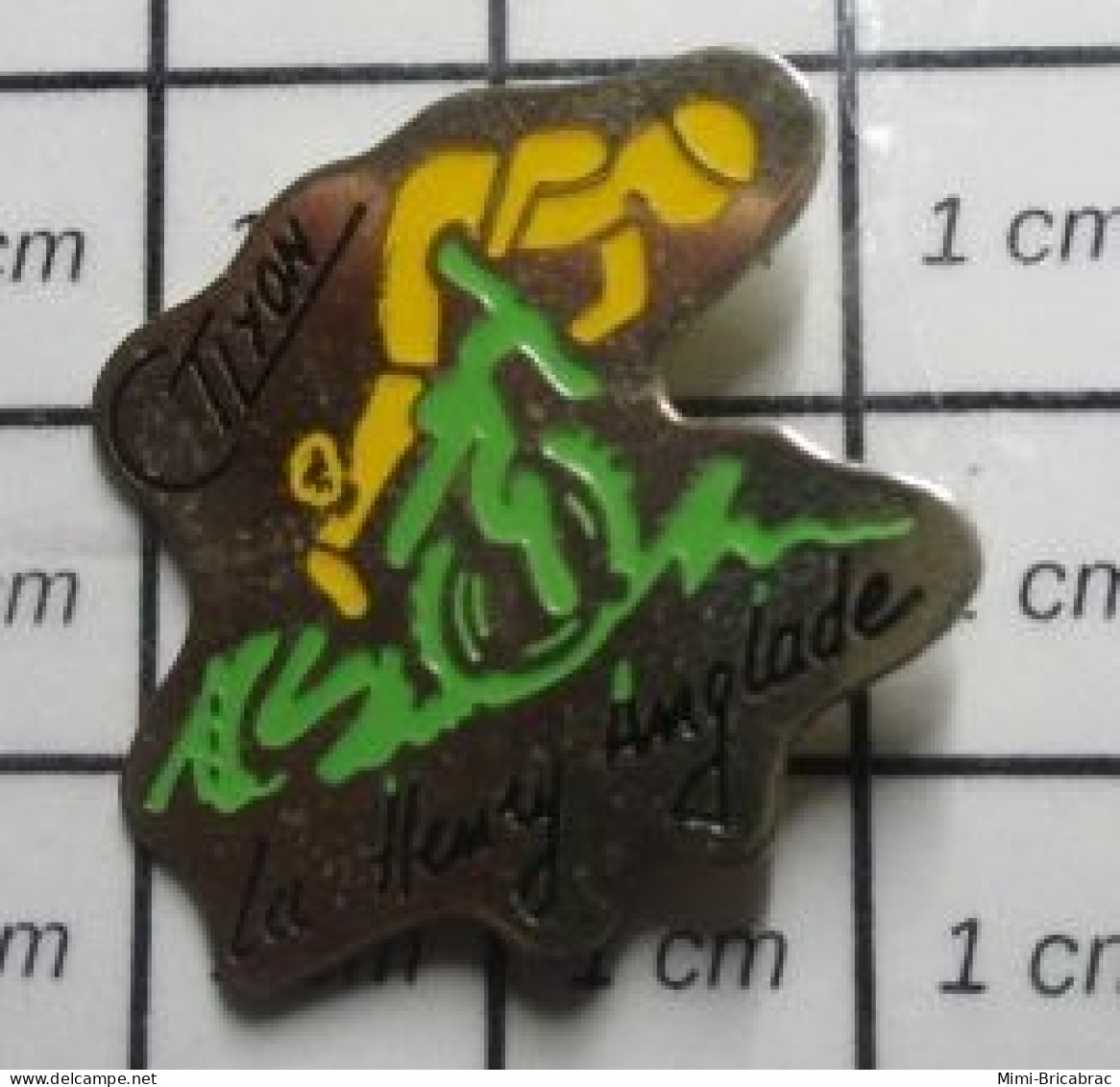 615e Pin's Pins / Beau Et Rare / SPORTS / CYCLISME CT LYON LA HENRY ANGLADE - Cyclisme