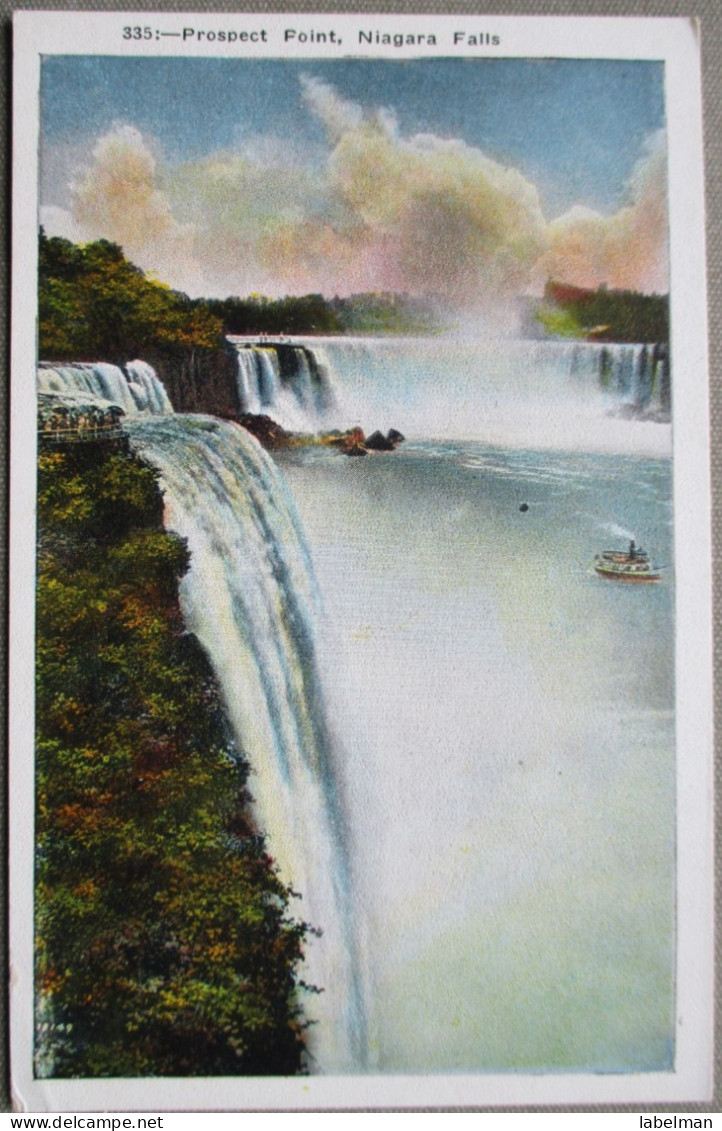 CANADA ONTARIO NIAGARA FALLS PROSPECT POINT KARTE CARD POSTKARTE ANSICHTSKARTE CARTOLINA POSTCARD CARTE POSTALE - Huntsville