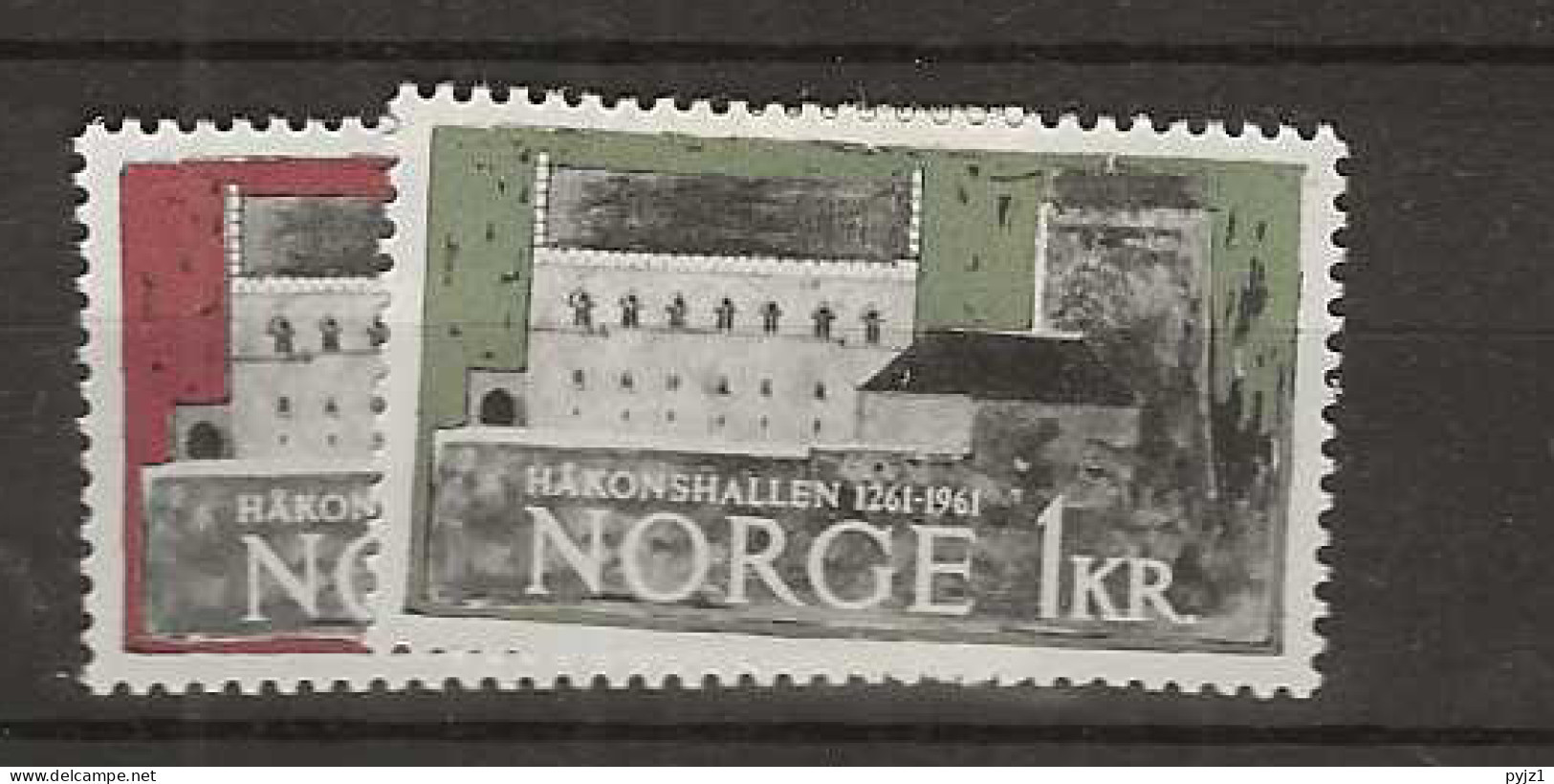 1961 MNH Norway Mi 456-57 Postfris** - Ongebruikt
