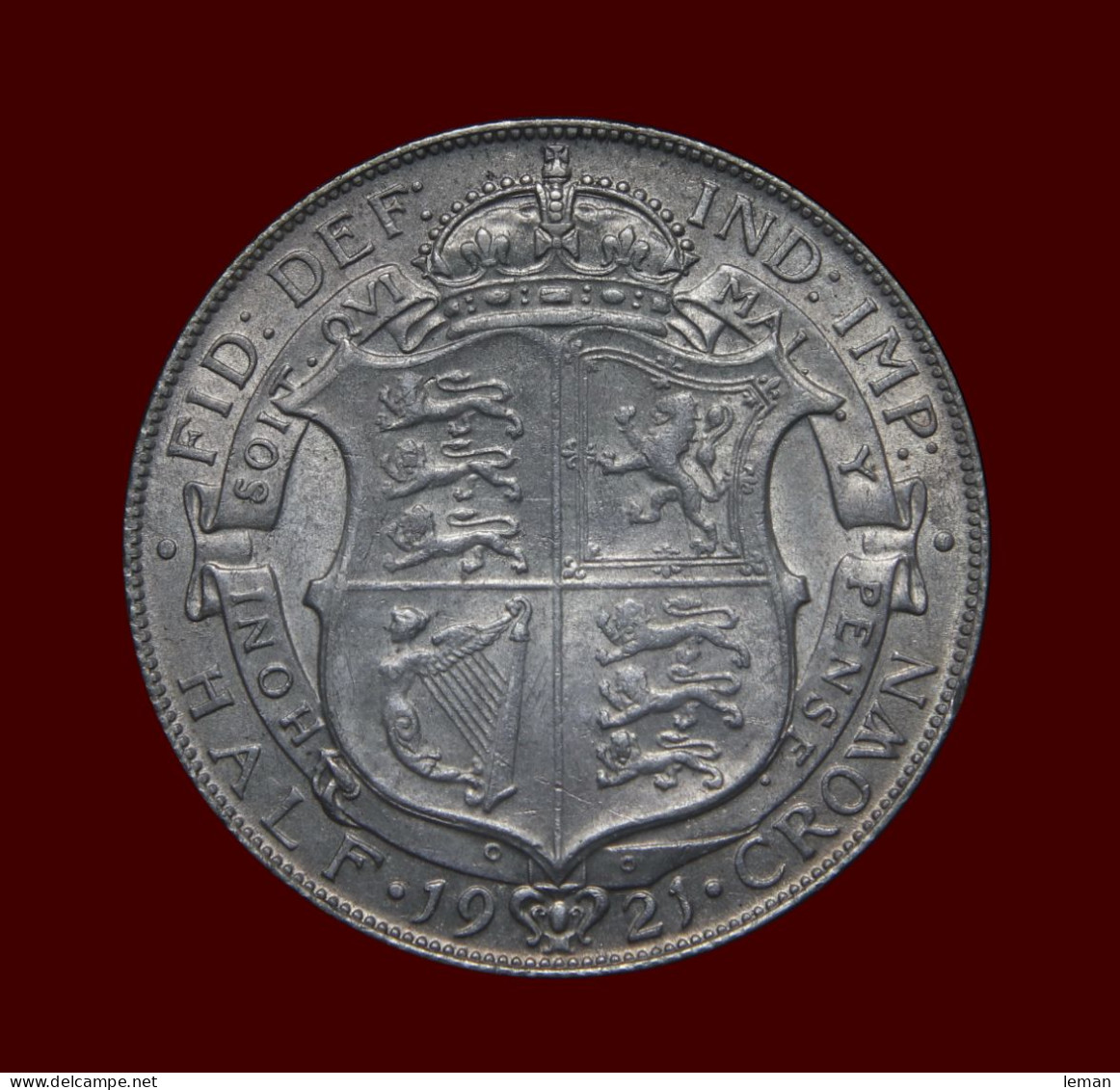 Great Britain George V 1921 Half-Crown Good EF British - Altri & Non Classificati