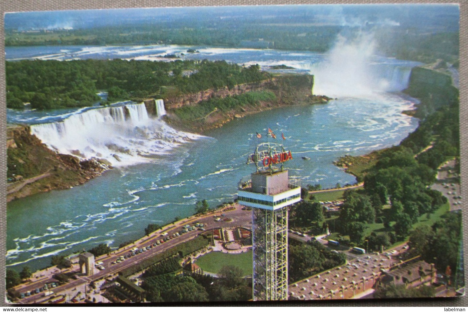 CANADA ONTARIO NIAGARA FALLS ONEIDA OBSERVATION TOWER CARD POSTKARTE ANSICHTSKARTE CARTOLINA POSTCARD CARTE POSTALE - Huntsville