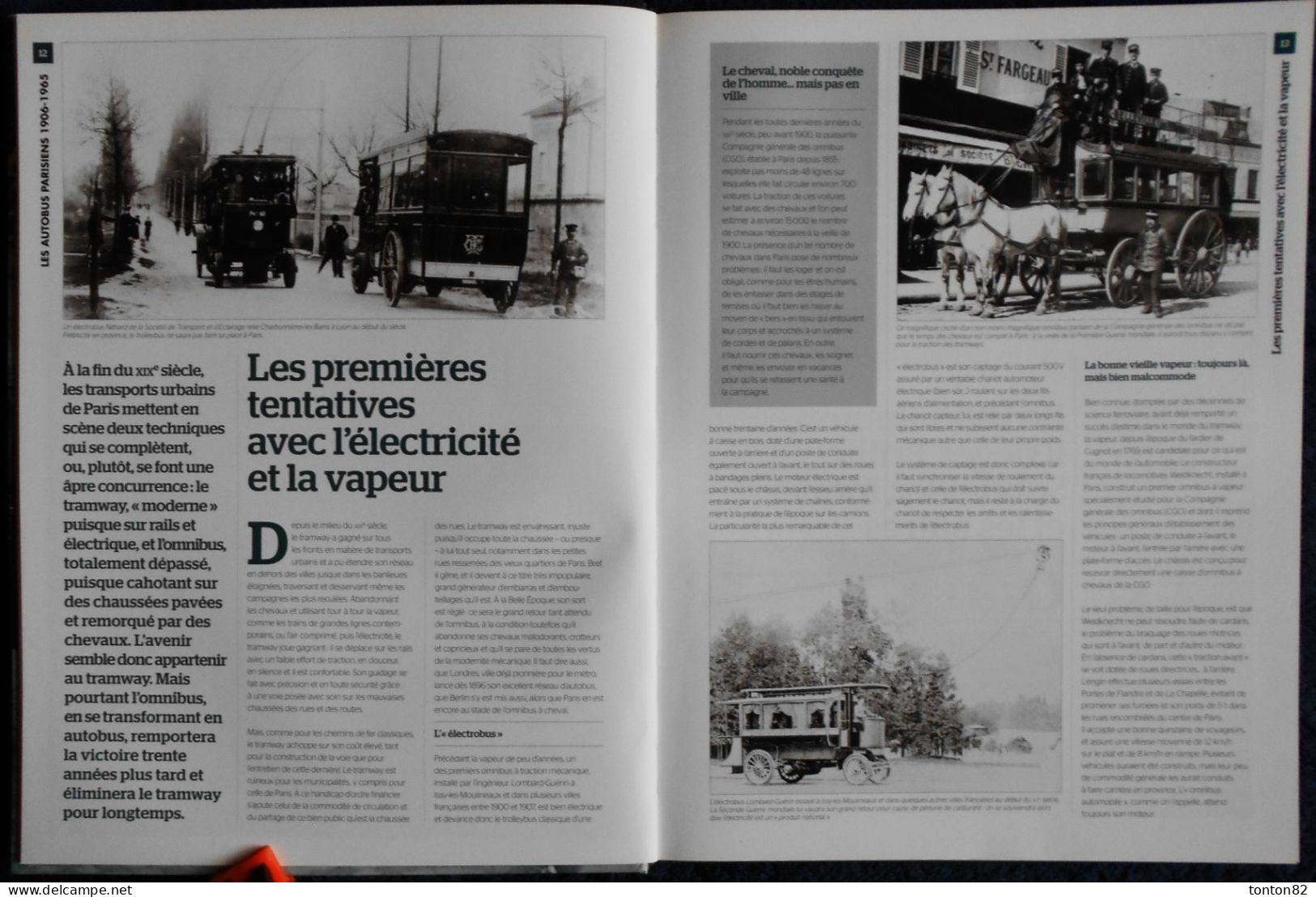 LES AUTOBUS PARISIENS - 1906 / 1965 - Éditions ATLAS - ( 2011 ) .