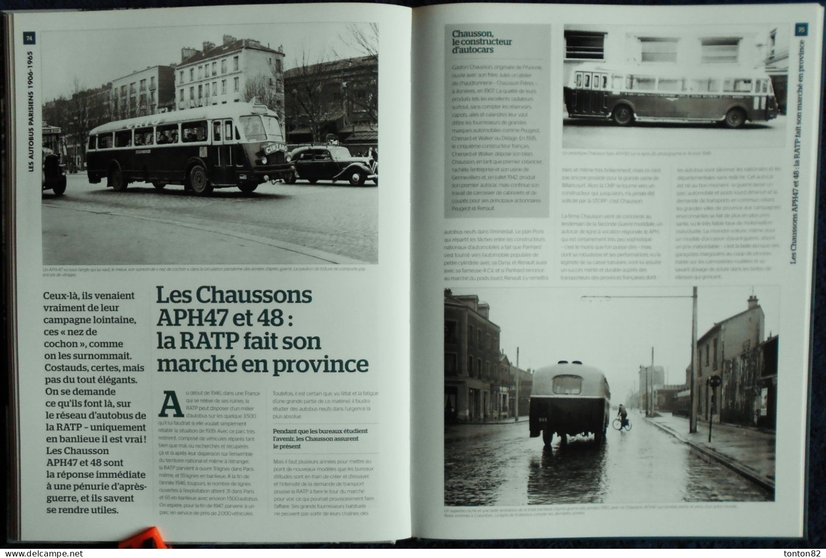 LES AUTOBUS PARISIENS - 1906 / 1965 - Éditions ATLAS - ( 2011 ) .