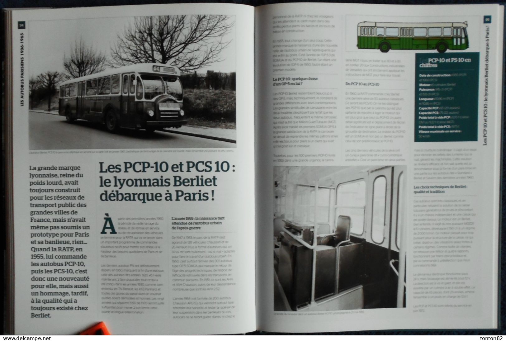 LES AUTOBUS PARISIENS - 1906 / 1965 - Éditions ATLAS - ( 2011 ) .