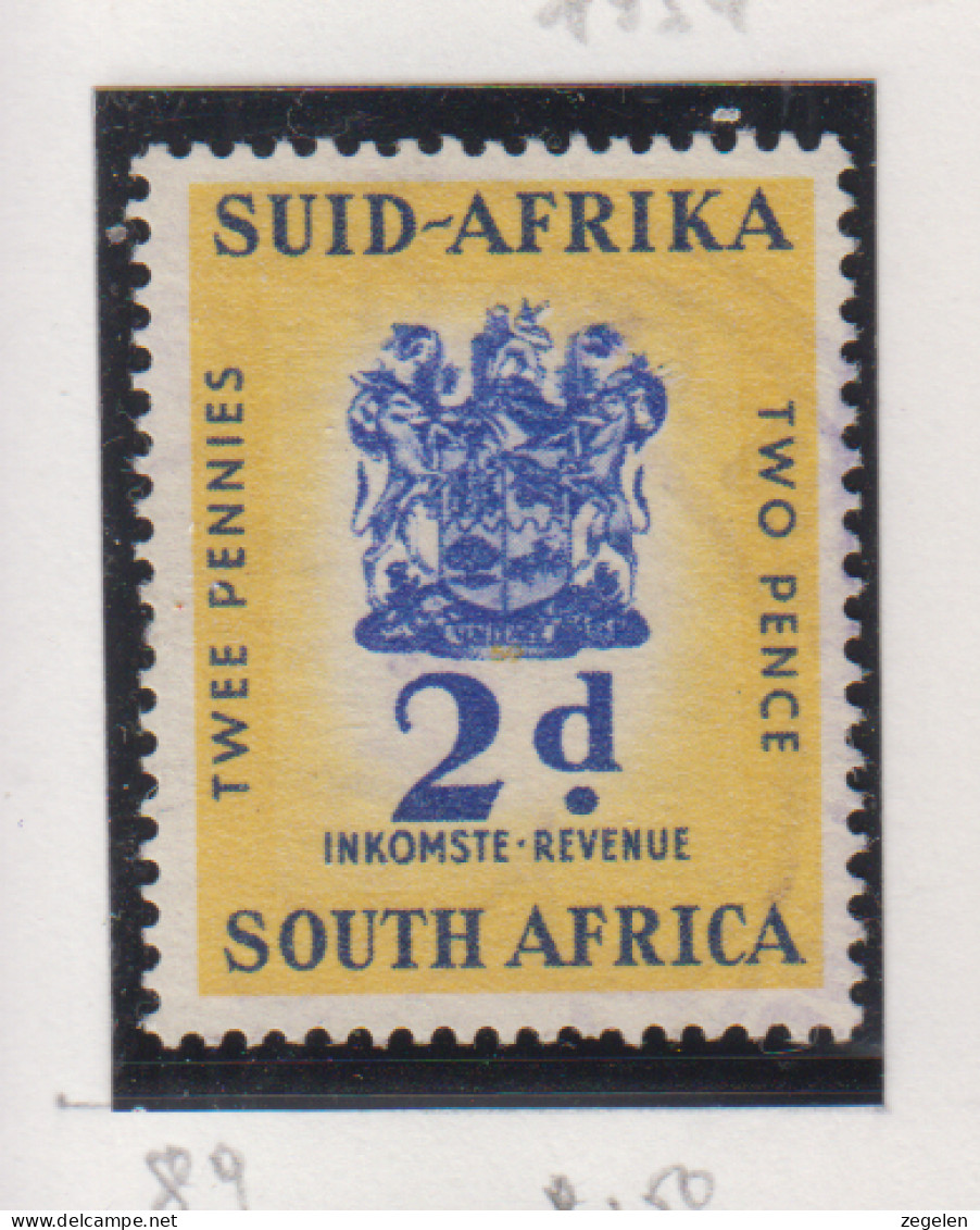 Zuid-Afrika Fiskale Zegel(revenue) Cat. J Barefoot: Revenue JAAR 1954 Nr 89 - Altri & Non Classificati