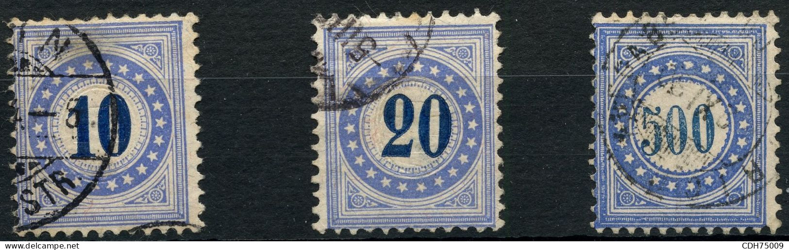 SUISSE - TAXE 10 / 11 / 14  PAPIER MELE - OBLITERES - Postage Due