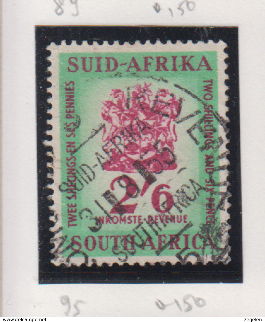 Zuid-Afrika Fiskale Zegel(revenue) Cat. J Barefoot: Revenue JAAR 1954 Nr 95 - Altri & Non Classificati