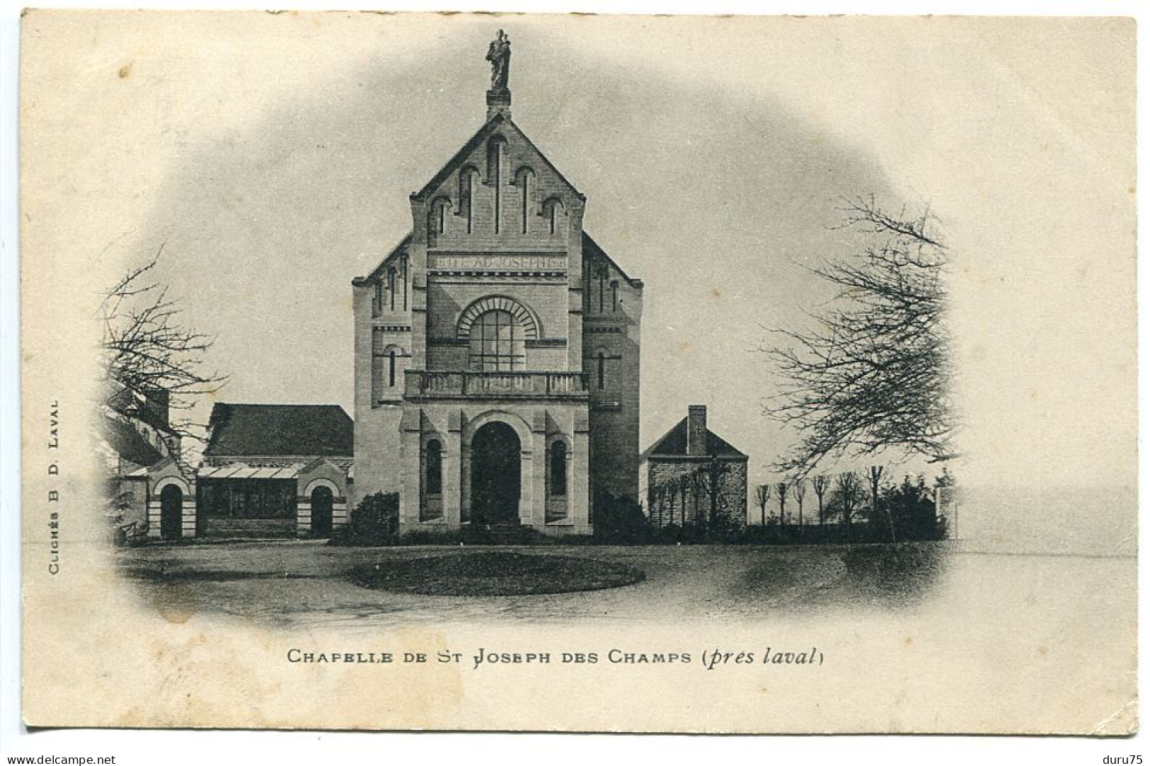 CPA Nuage 1904 - Chapelle De St Saint Joseph Des Champs ( Près Laval > Entrammes ) Voyagé * Cliché B.D. Laval - Entrammes