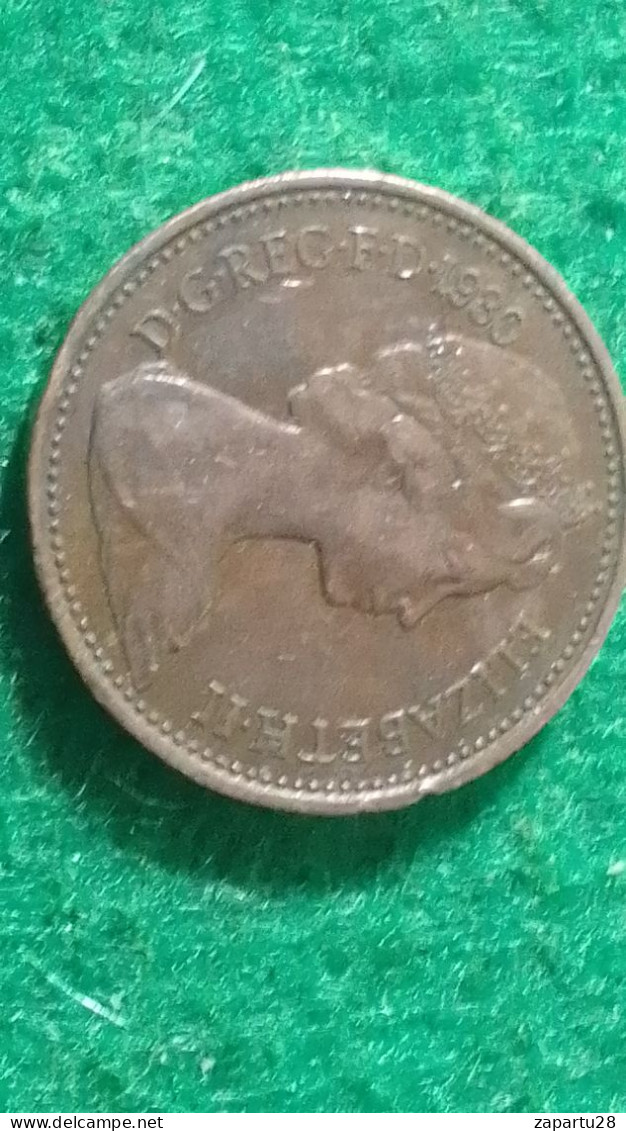 İNGİLTERE--1980-   1  NEW     PENNY - 1 Penny & 1 New Penny