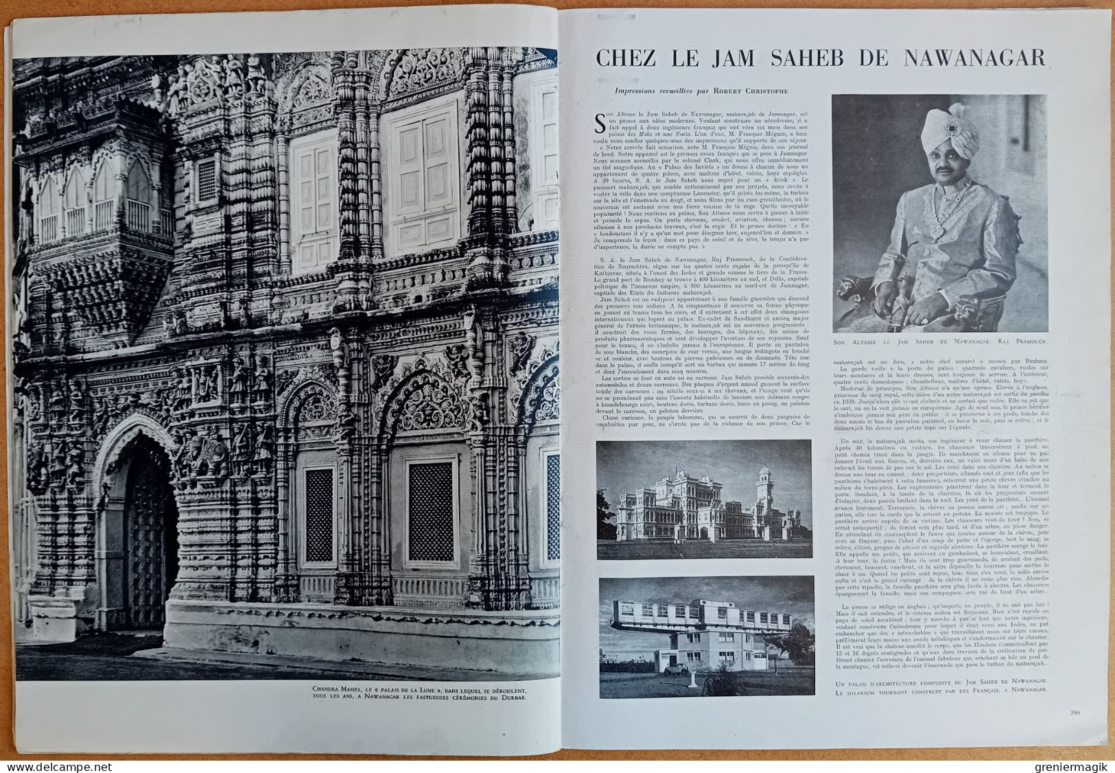 France Illustration N°180 26/03/1949 Paris Les Halles/Sarah Bernhardt/Jam Saheb de Nawanagar/L'U.R.S.S. en Antarctique