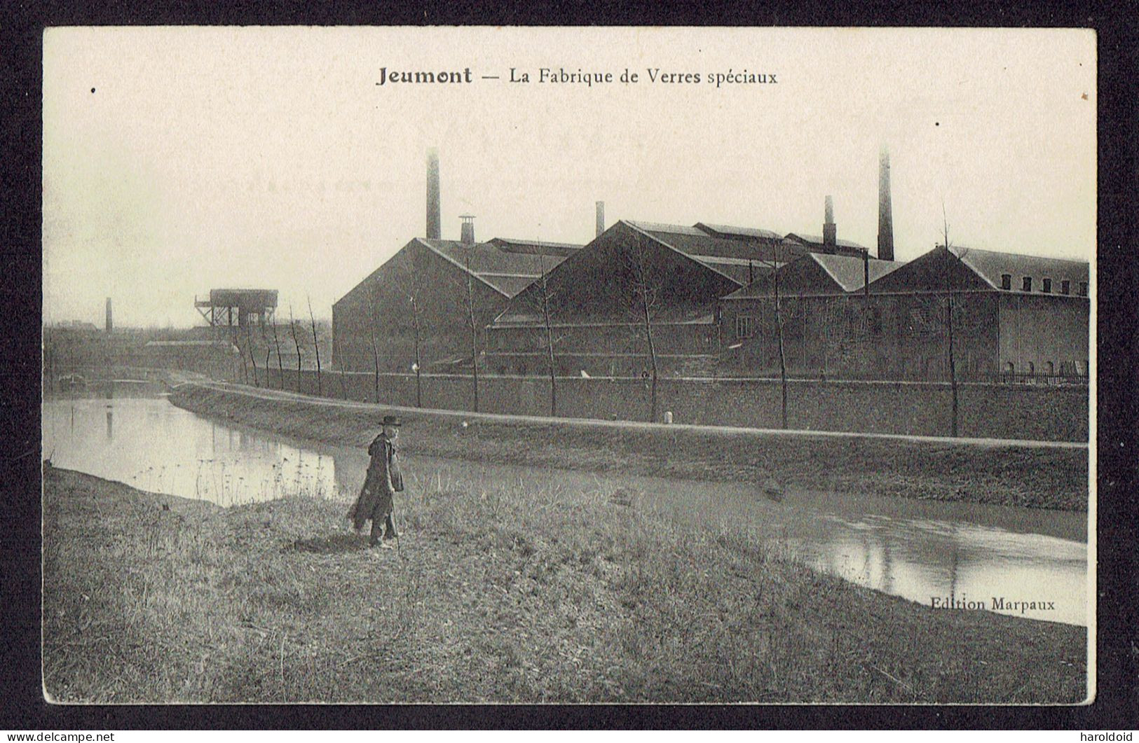 CPA 59 - JEUMONT - LA FABRIQUE DE VERRES SPECIAUX - Jeumont