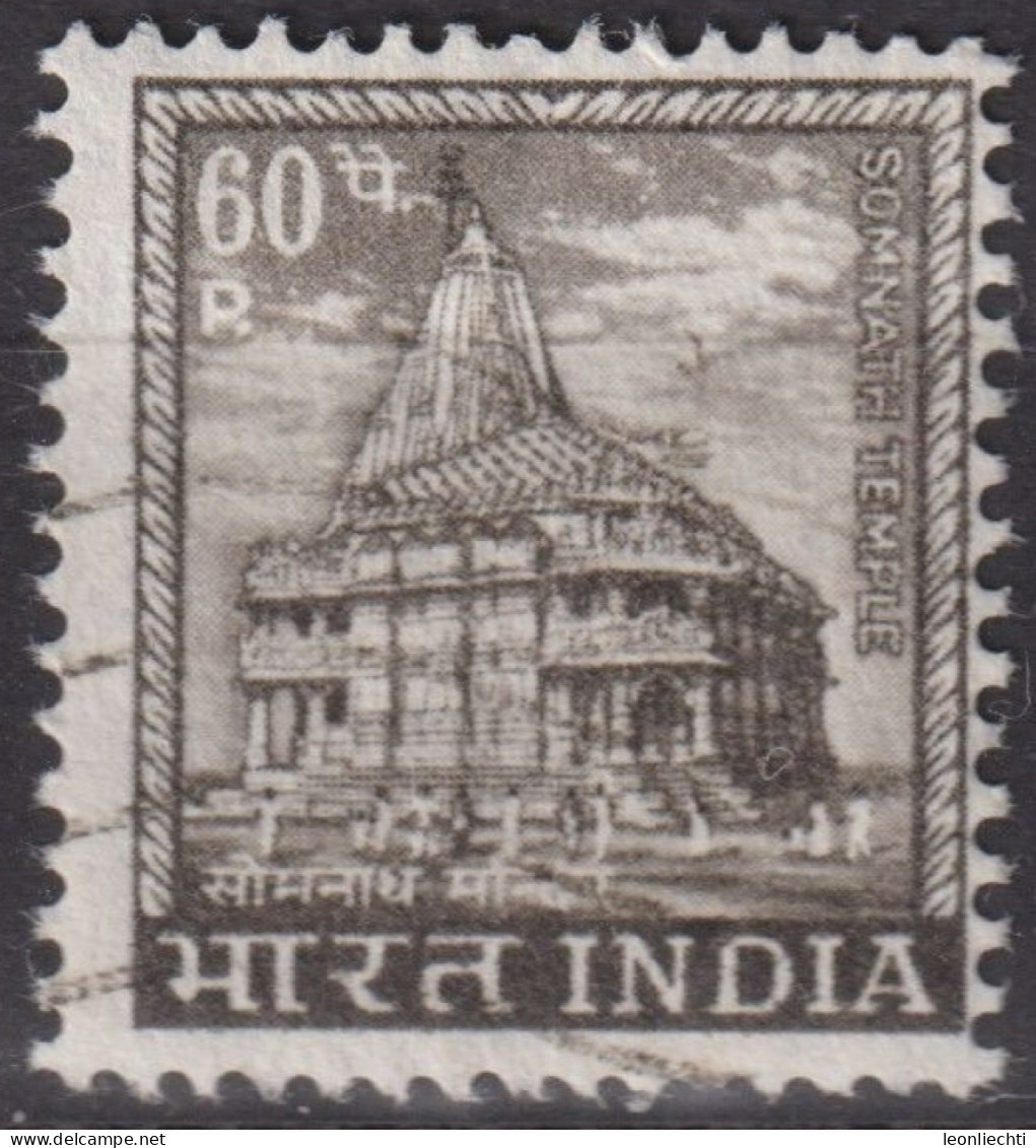 1967 Indien ° Mi:IN 437X, Sn:IN 417, Yt:IN 229, Somnath Temple (13th Century) - Gebruikt