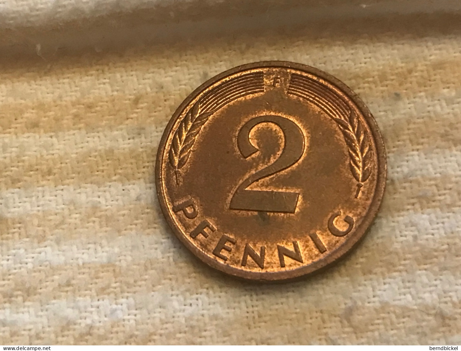 Münze Münzen Umlaufmünze Deutschland 2 Pfennig 1978 Münzzeichen F - 2 Pfennig