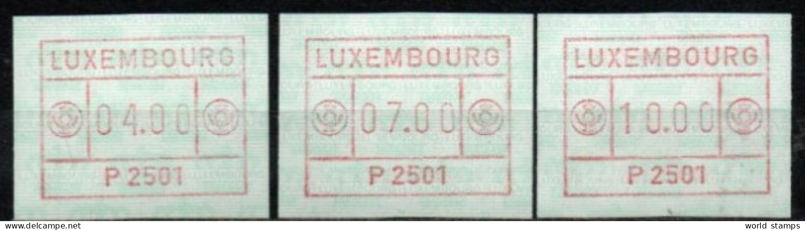 LUXEMBOURG ** - Máquinas Franqueo (EMA)