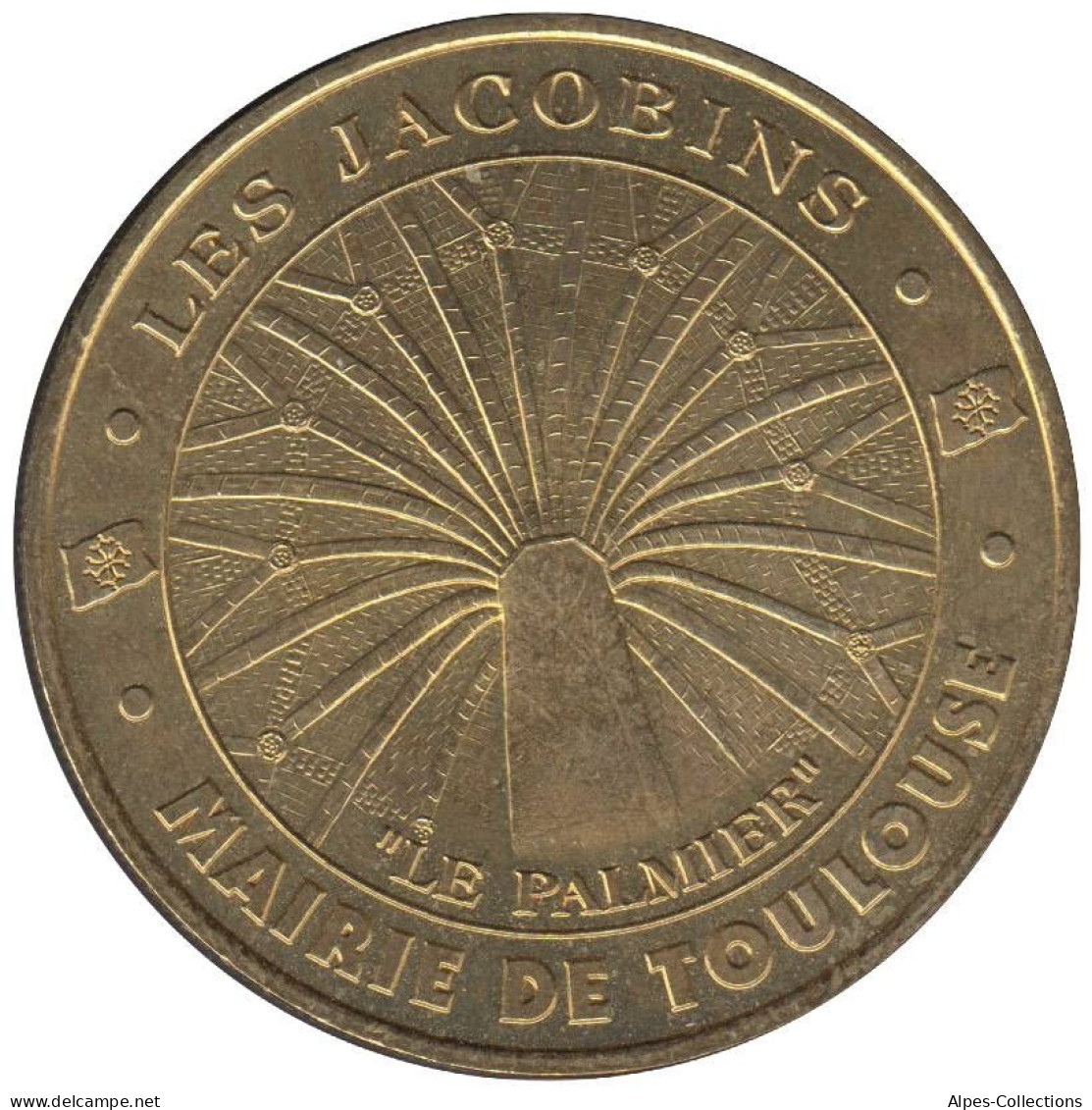 31-0098 - JETON TOURISTIQUE MDP - Les Jacobins - Toulouse - Le Palmier - 2001.1 - 2001