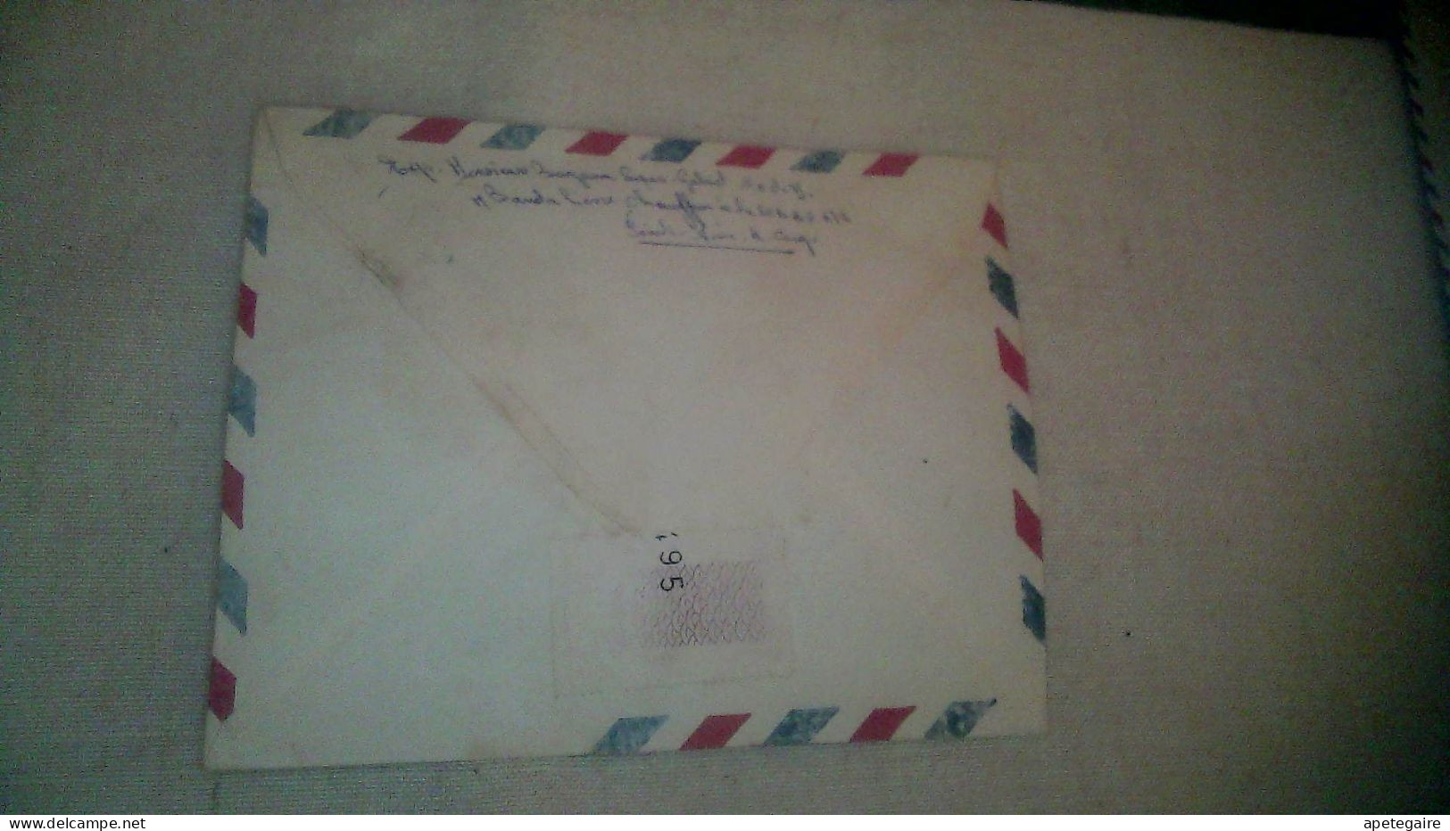 Timbre Congo-Brazzaville  Poste Aérienne Enveloppe  Ayant Voyagée PointeNoire Citè   (Congo)  / Toulouse 1964 - Oblitérés