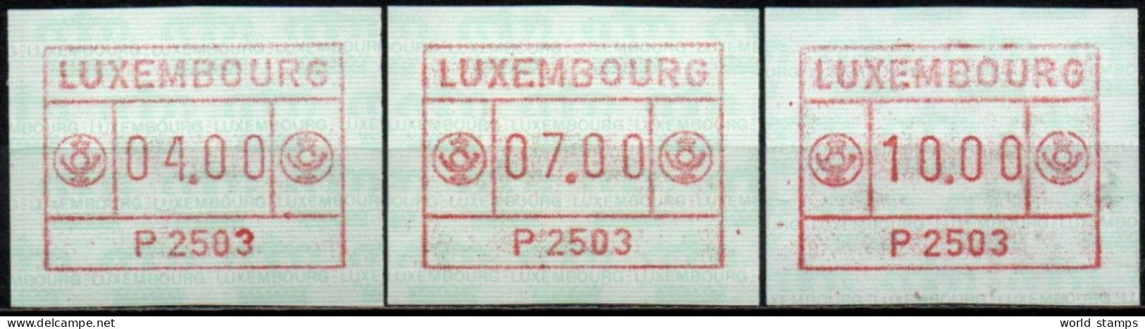 LUXEMBOURG ** - Frankeermachines (EMA)