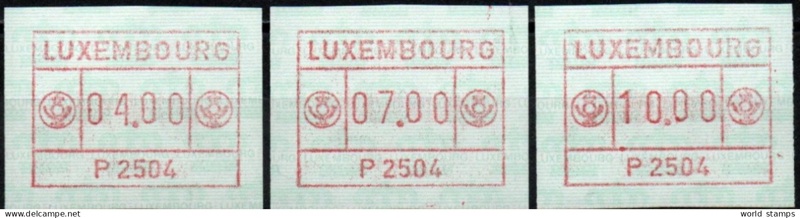 LUXEMBOURG ** - Máquinas Franqueo (EMA)