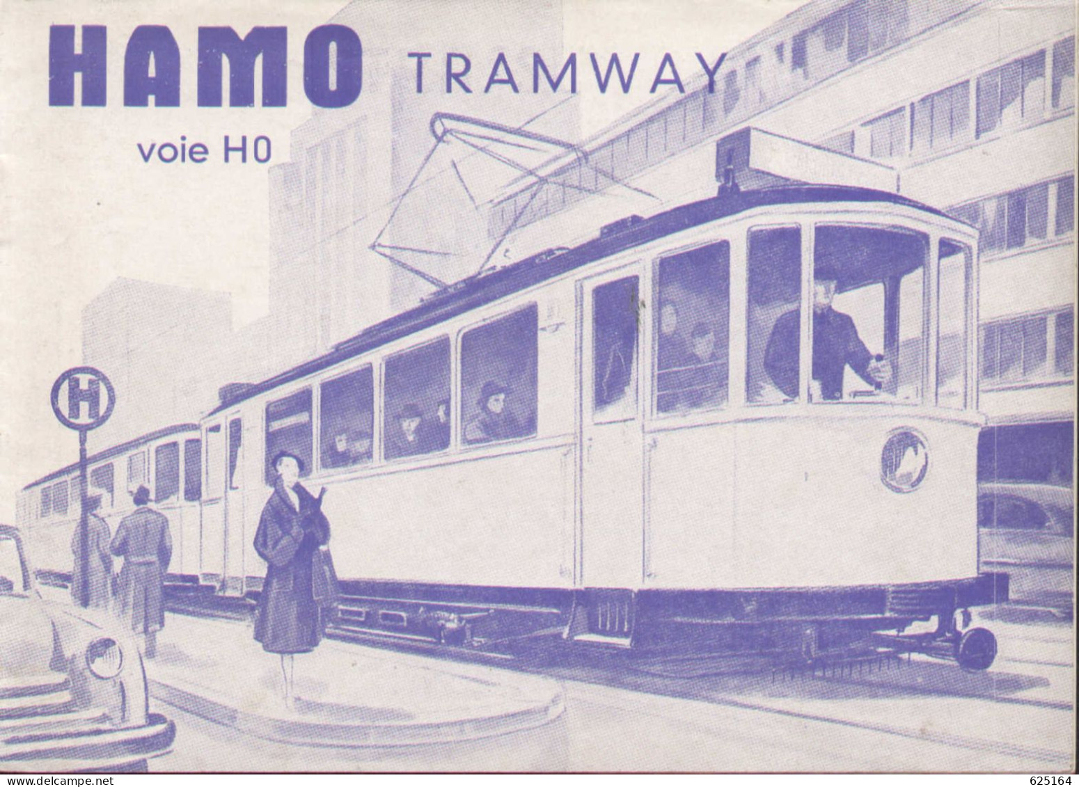 Catalogue HAMO TRAMWAY 1954 Voie HO 1:87 Französische Ausgabe - French
