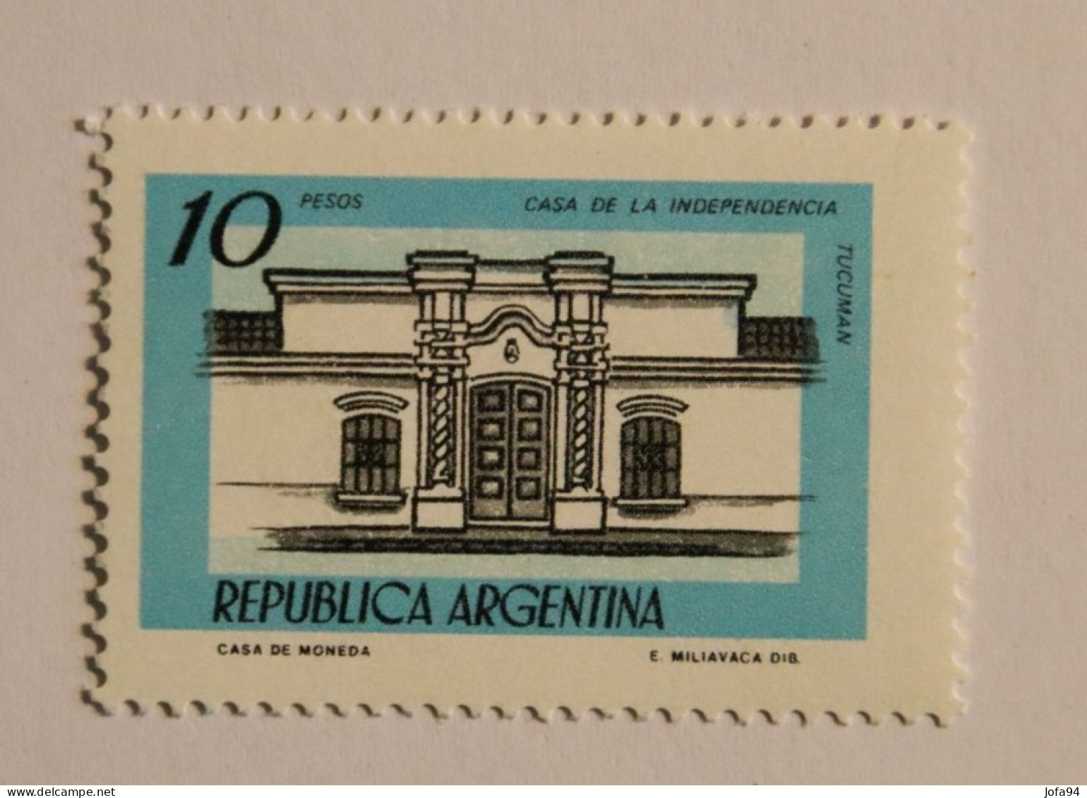 ARGENTINE 1978 Maison De L Indépendance Tucuman. Neuf Avec Charnière - Nuevos