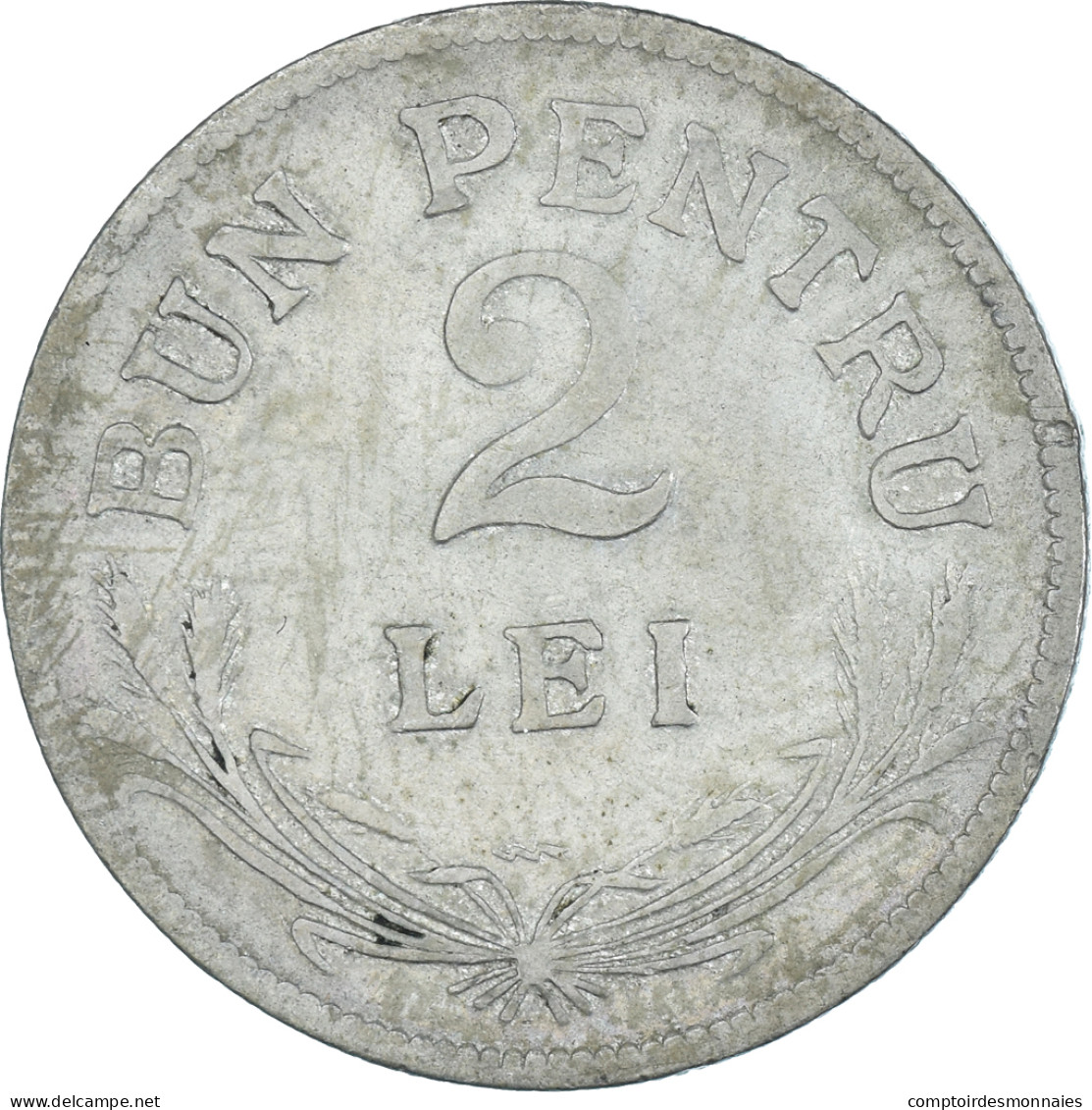 Monnaie, Roumanie, 2 Lei, 1924 - Rumänien