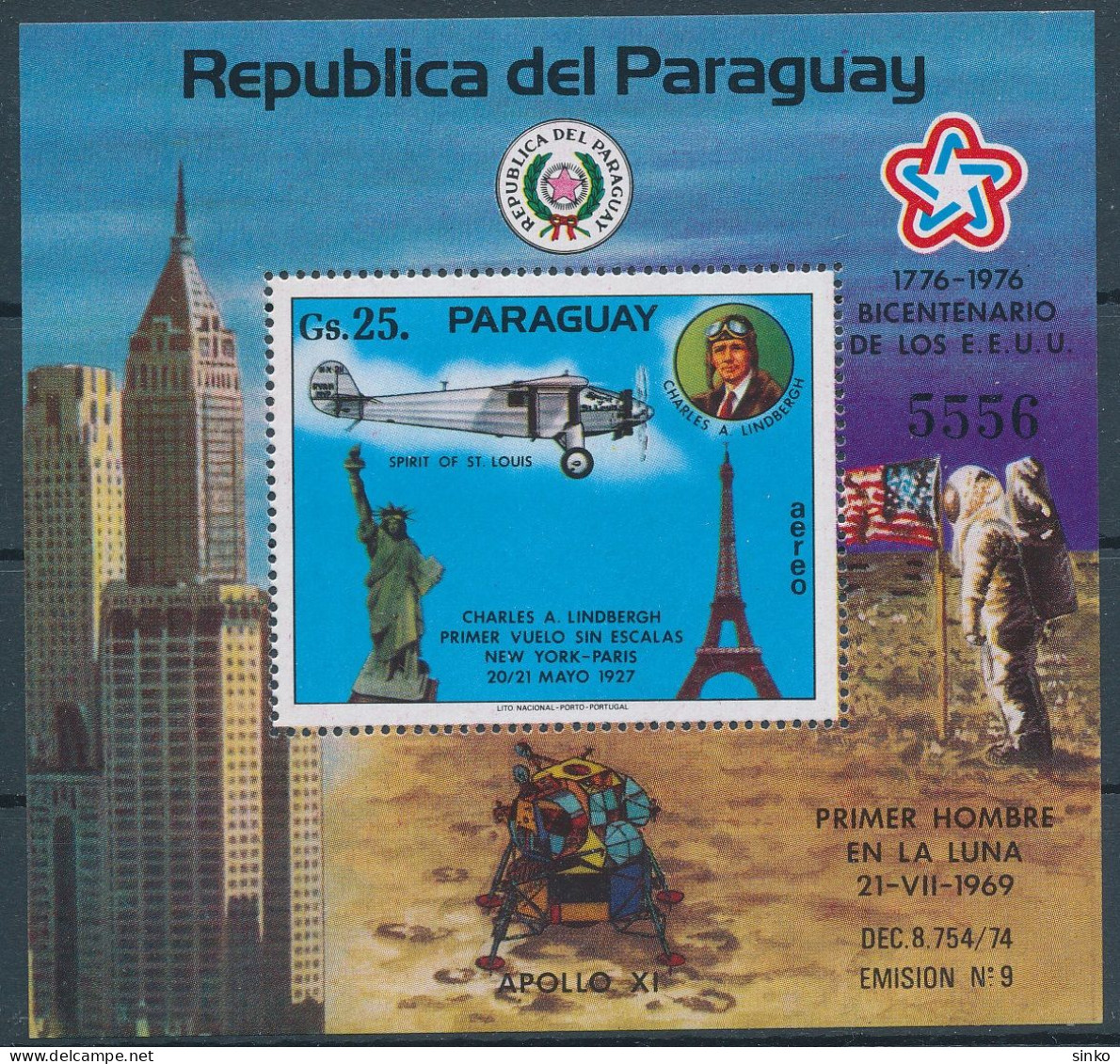 1977. Paraguay - Transport - Sonstige (Luft)