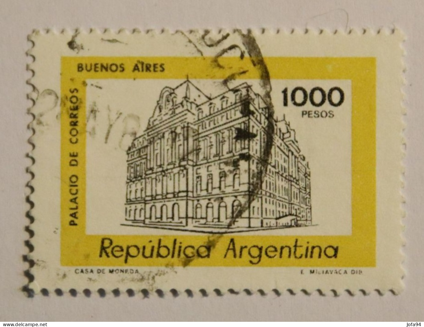 ARGENTINE 1978 Poste Principale Buenos Aires. Oblitéré - Ungebraucht