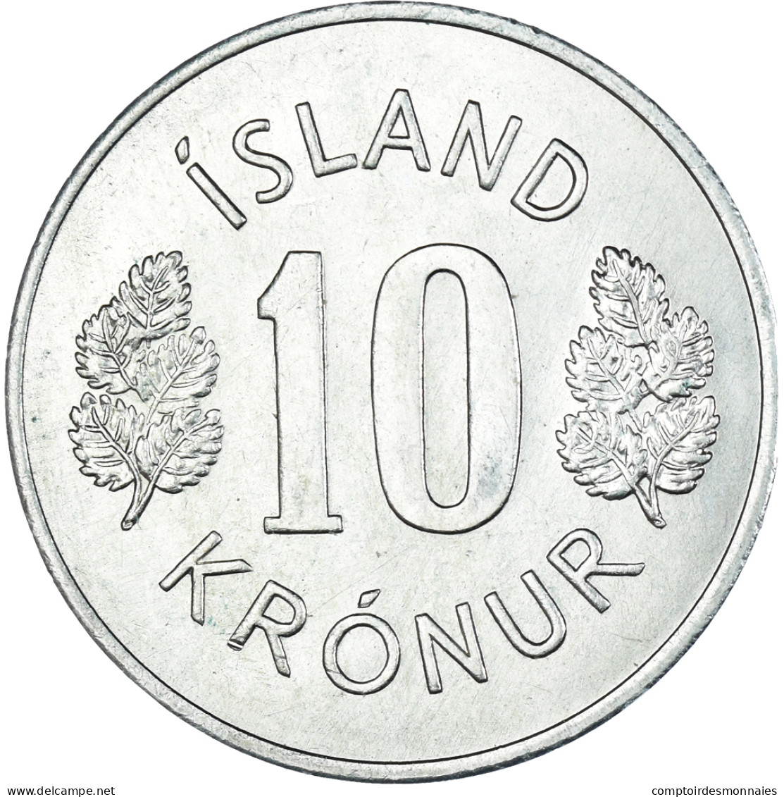 Monnaie, Islande, 10 Kronur, 1970 - IJsland